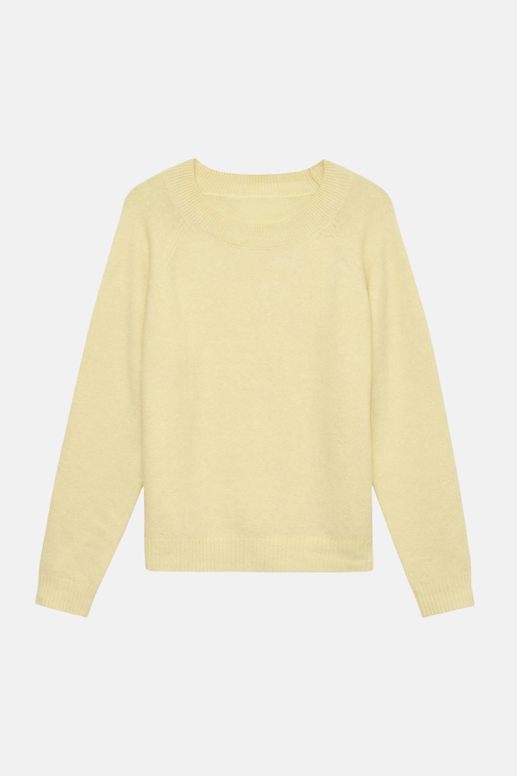 Pull met ronde hals - geel - Image 5