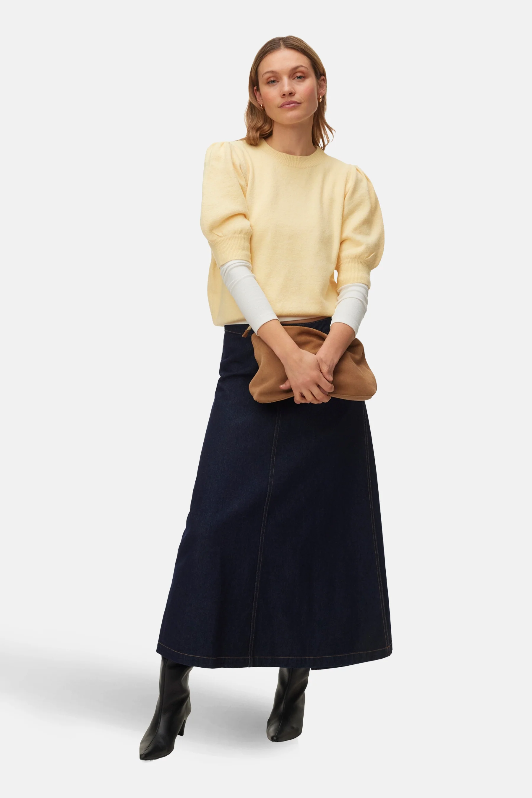 Trui met ronde hals geel - VERO MODA® - Image 2