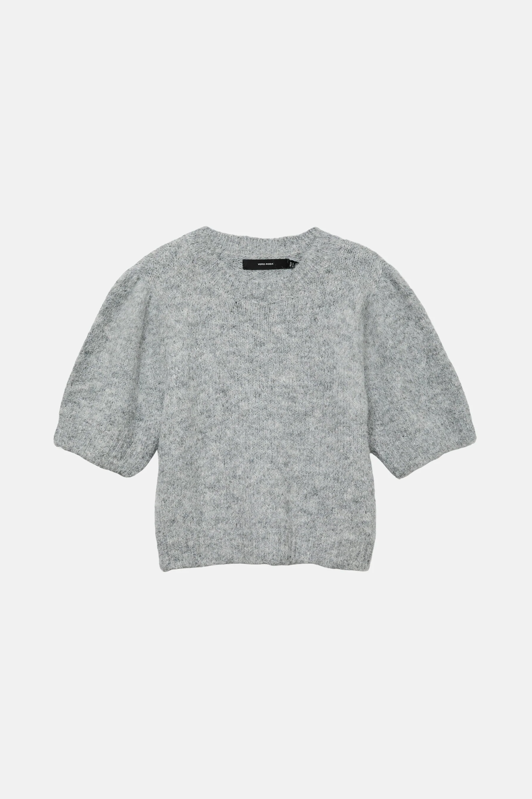 Pull met ronde hals - grijs - Image 8