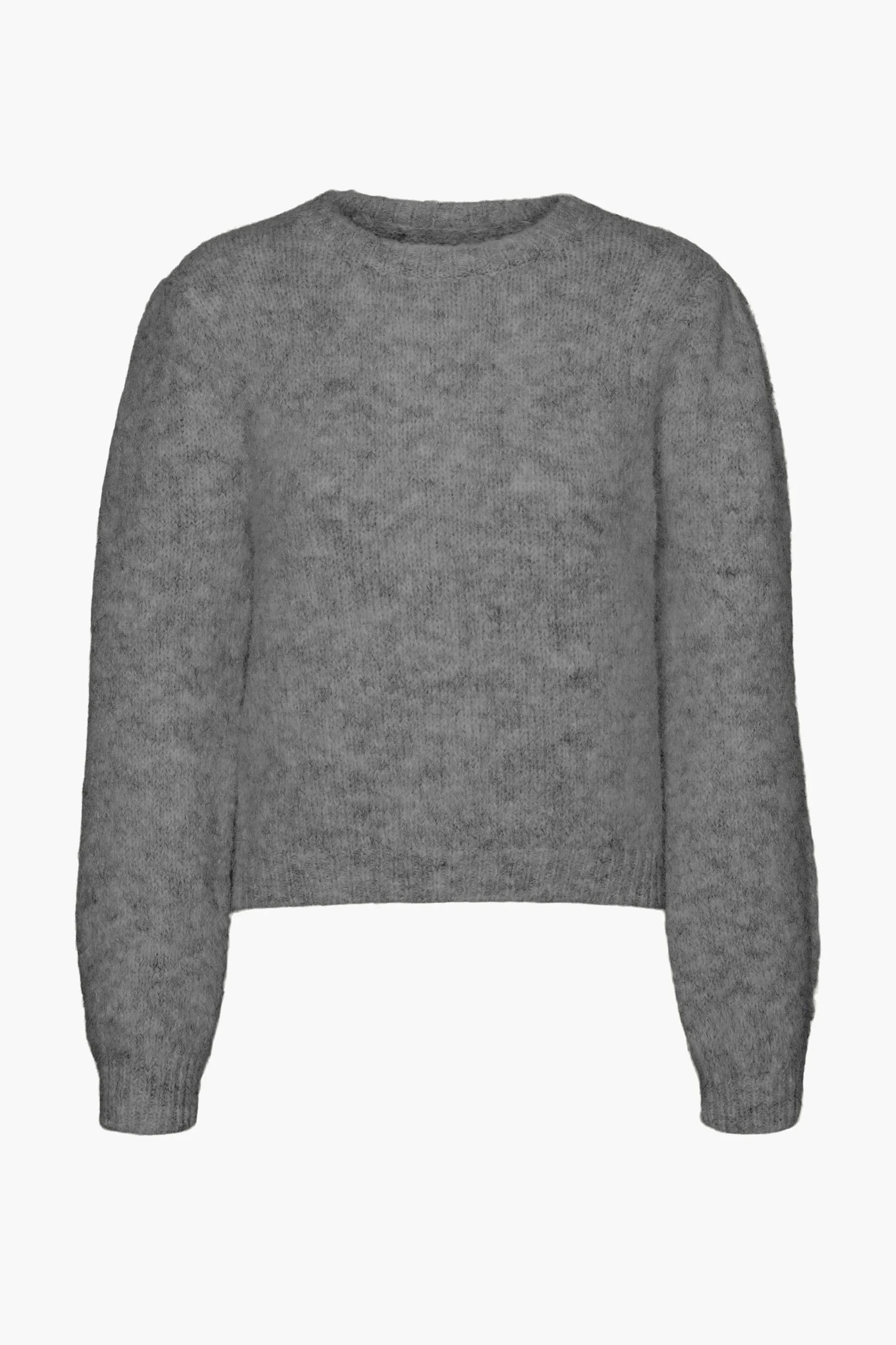 Pull met ronde hals - grijs - Image 6