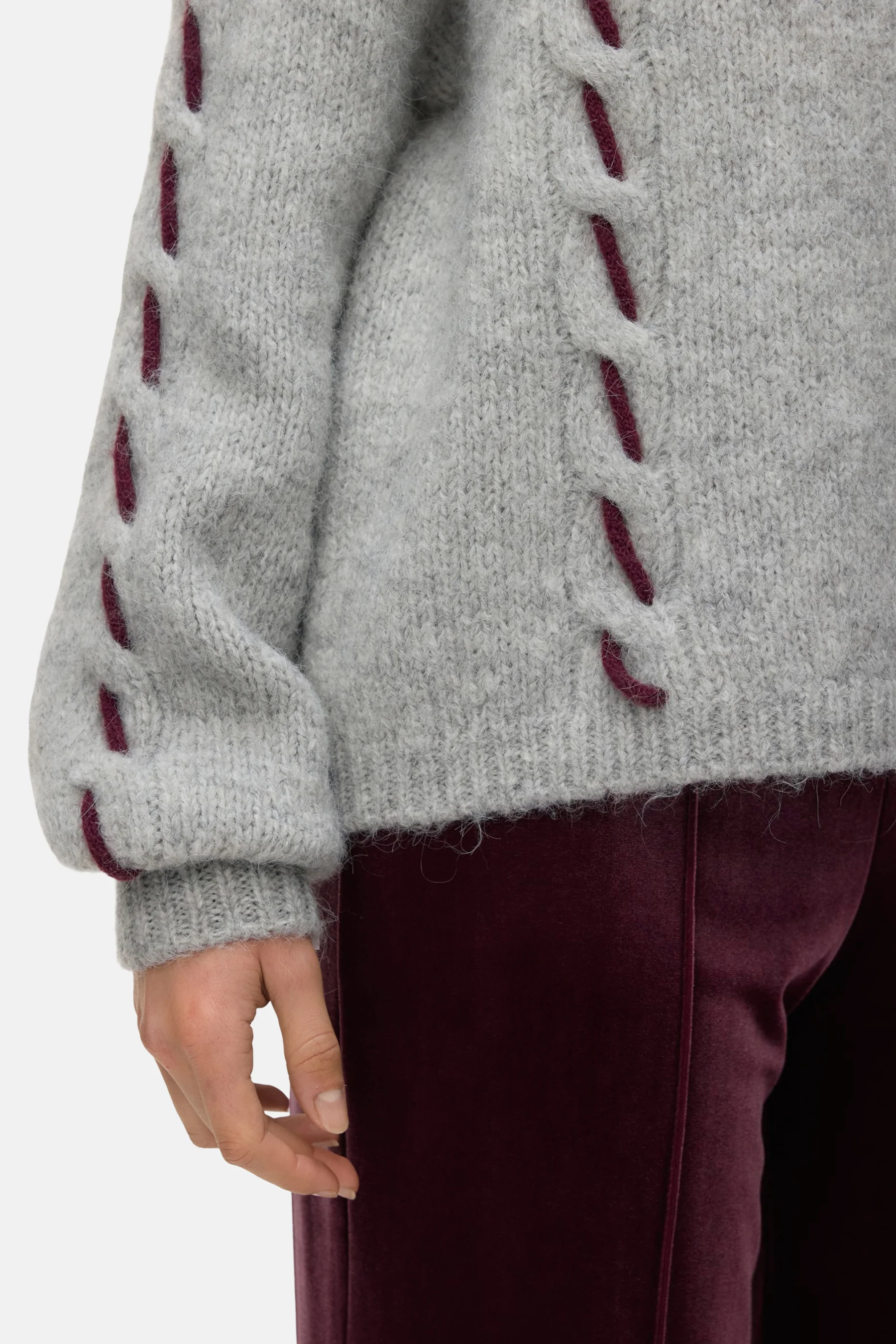 Trui met ronde hals grijs - VERO MODA® - Image 5