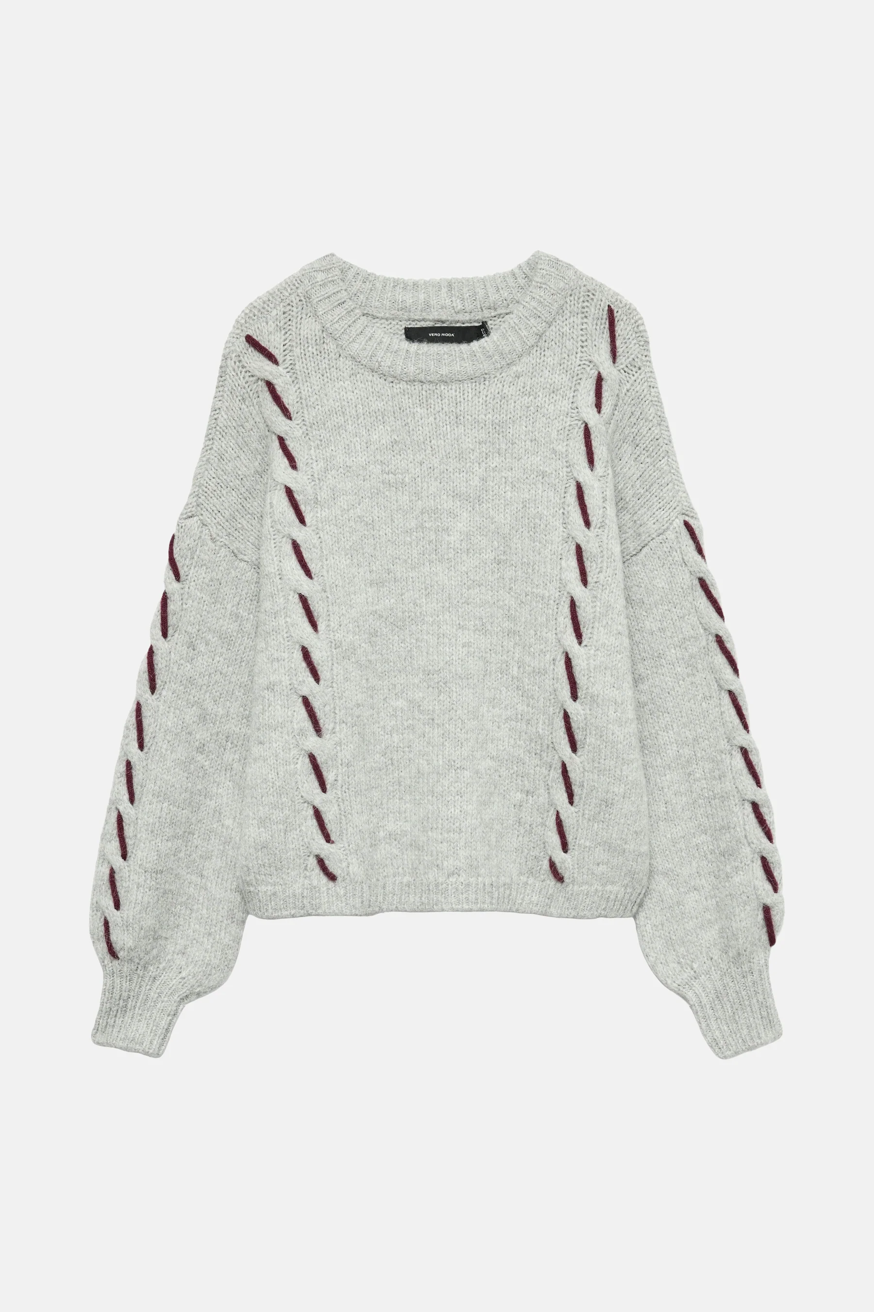Trui met ronde hals grijs - VERO MODA® - Image 6