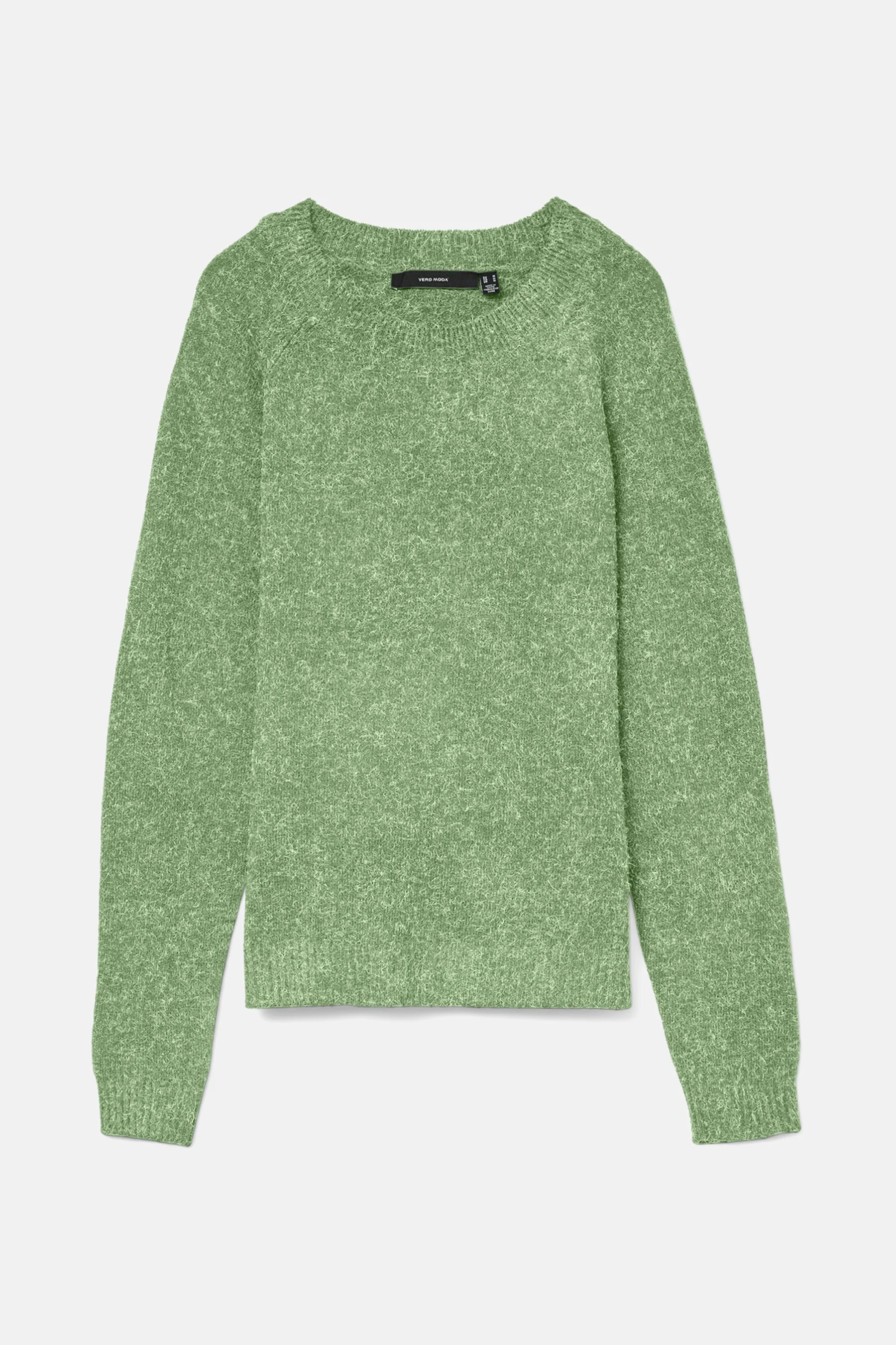 Pull met ronde hals - groen - Image 7