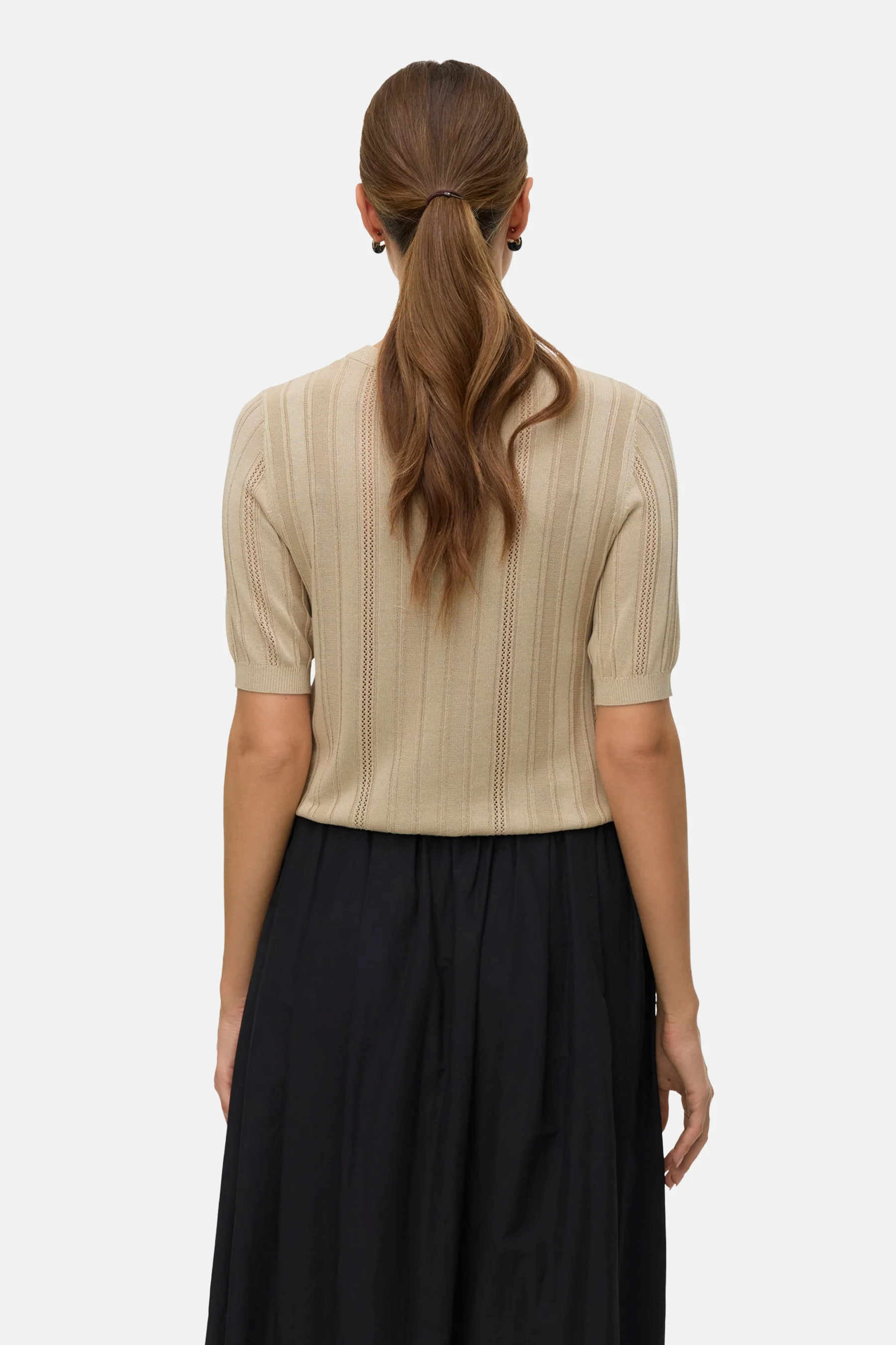 Pull met ronde hals - groen - Image 3
