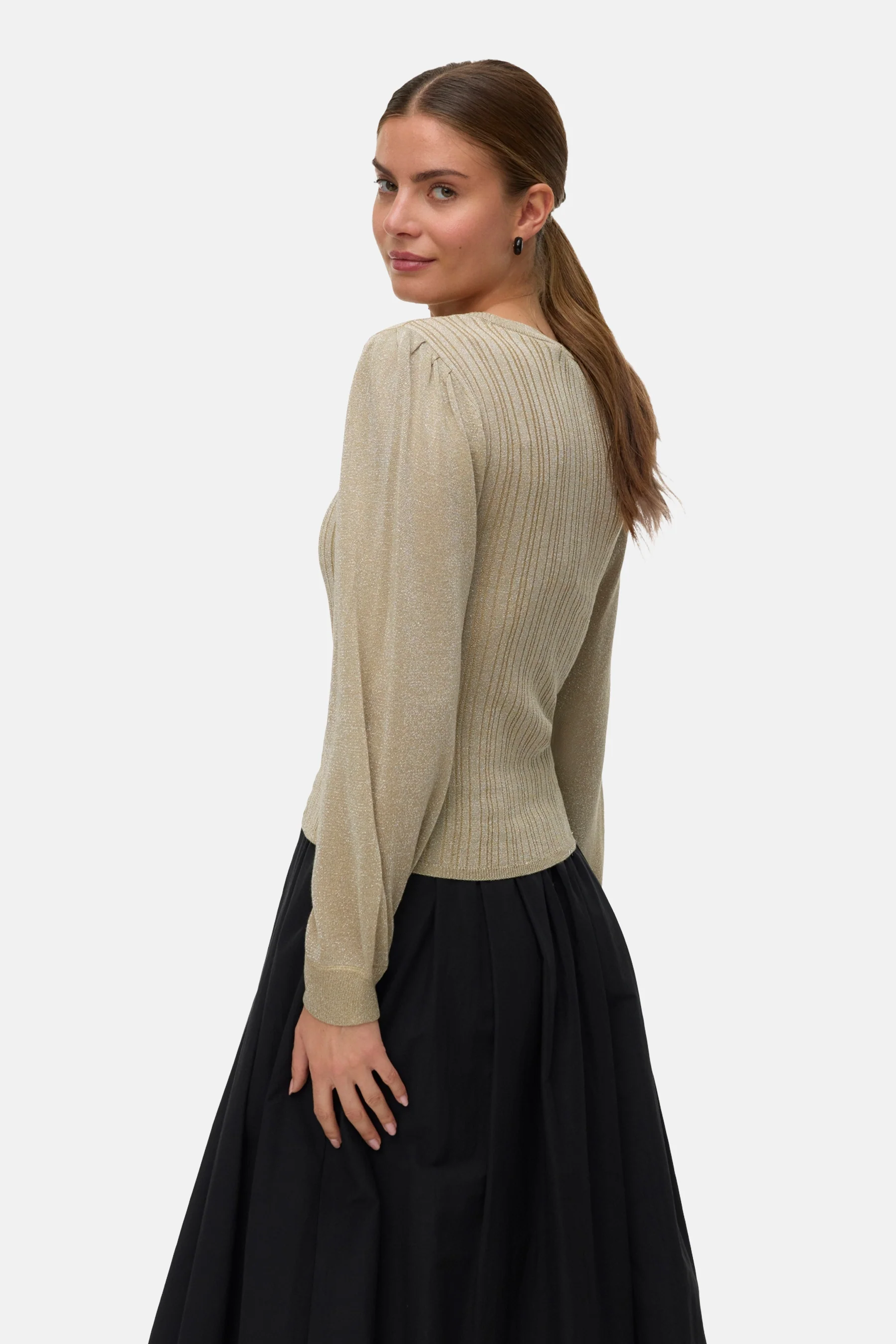 Pull met ronde hals - groen - Image 3