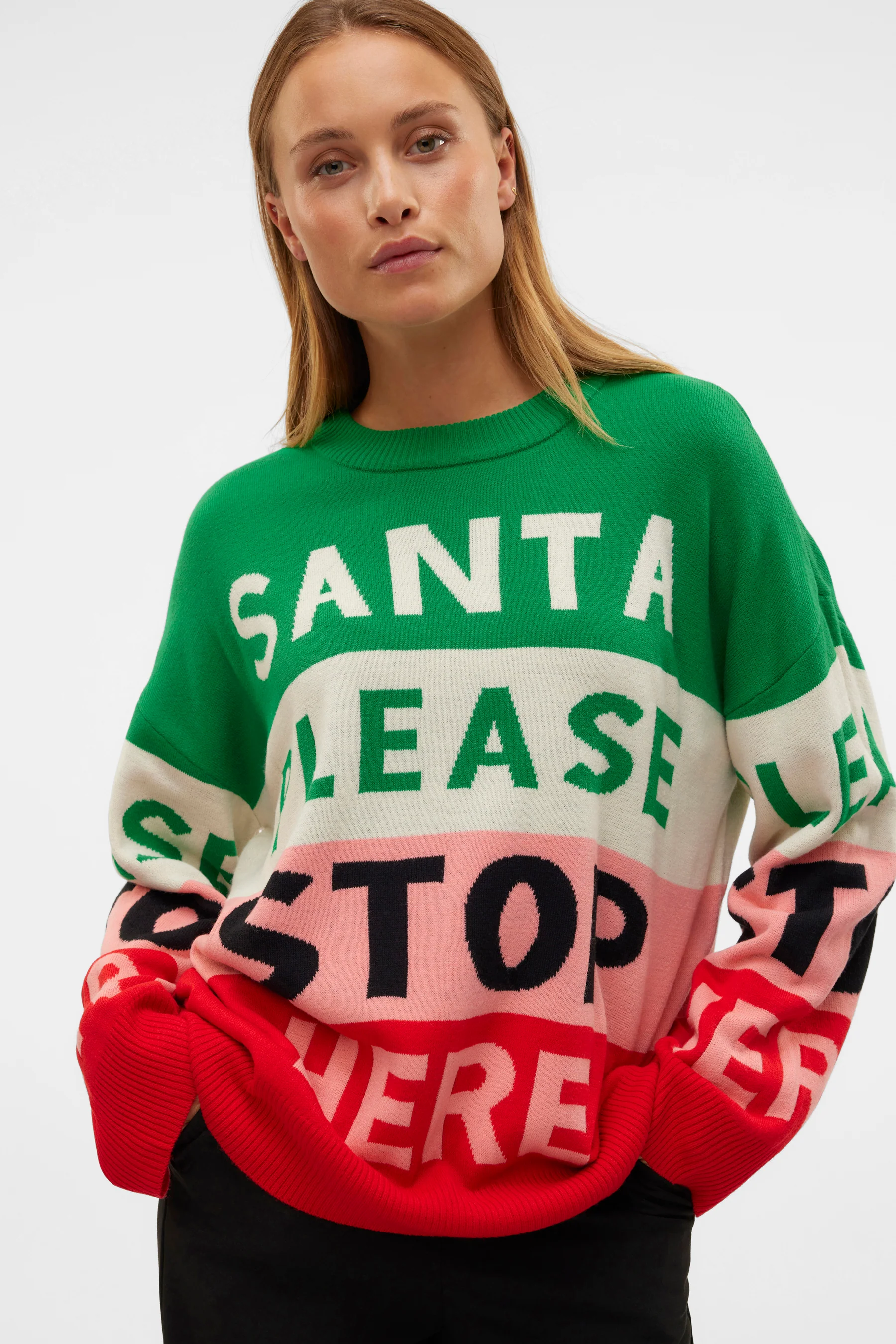 Pull met ronde hals - multicolor - Image 4