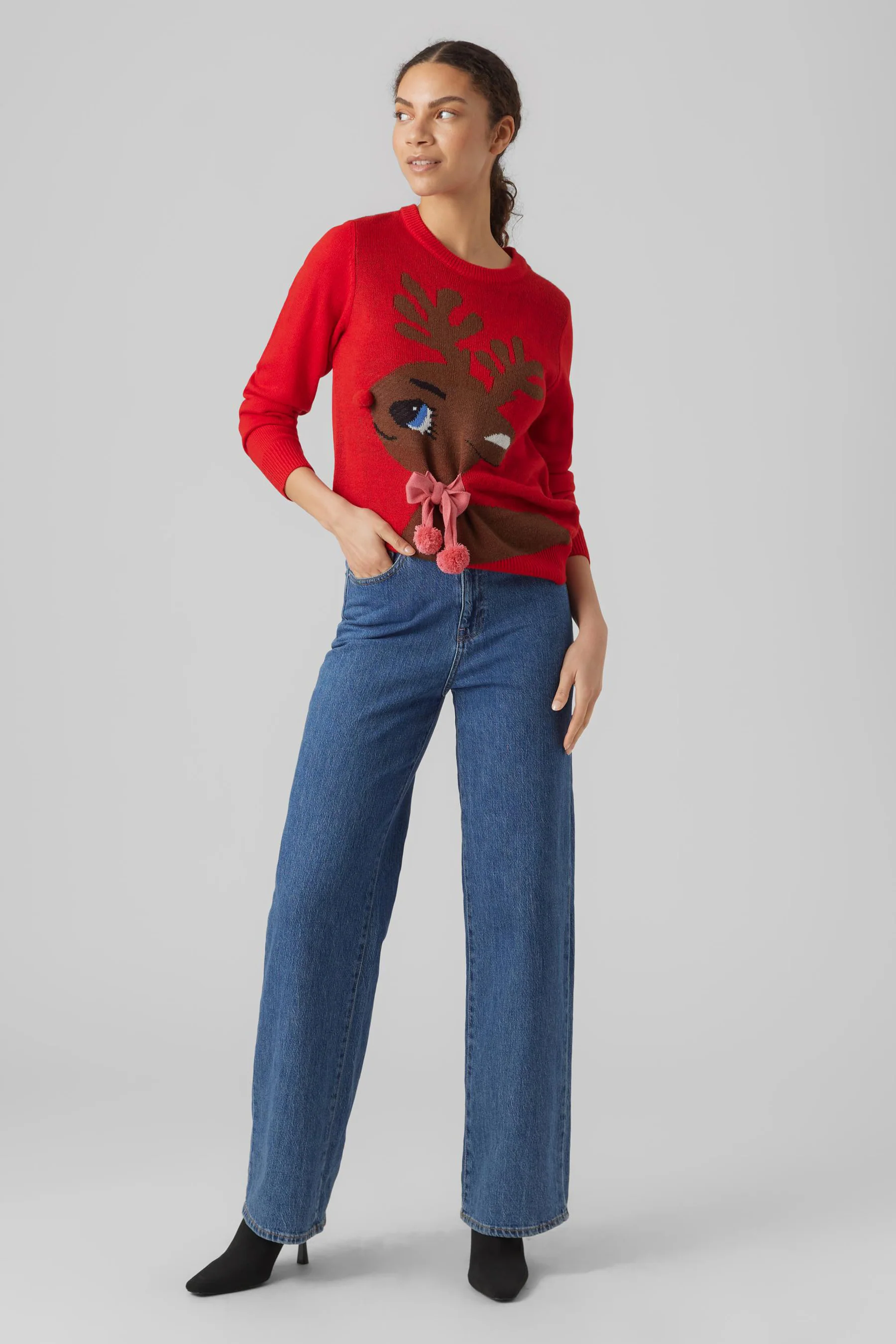Kersttrui - Rood - Image 4