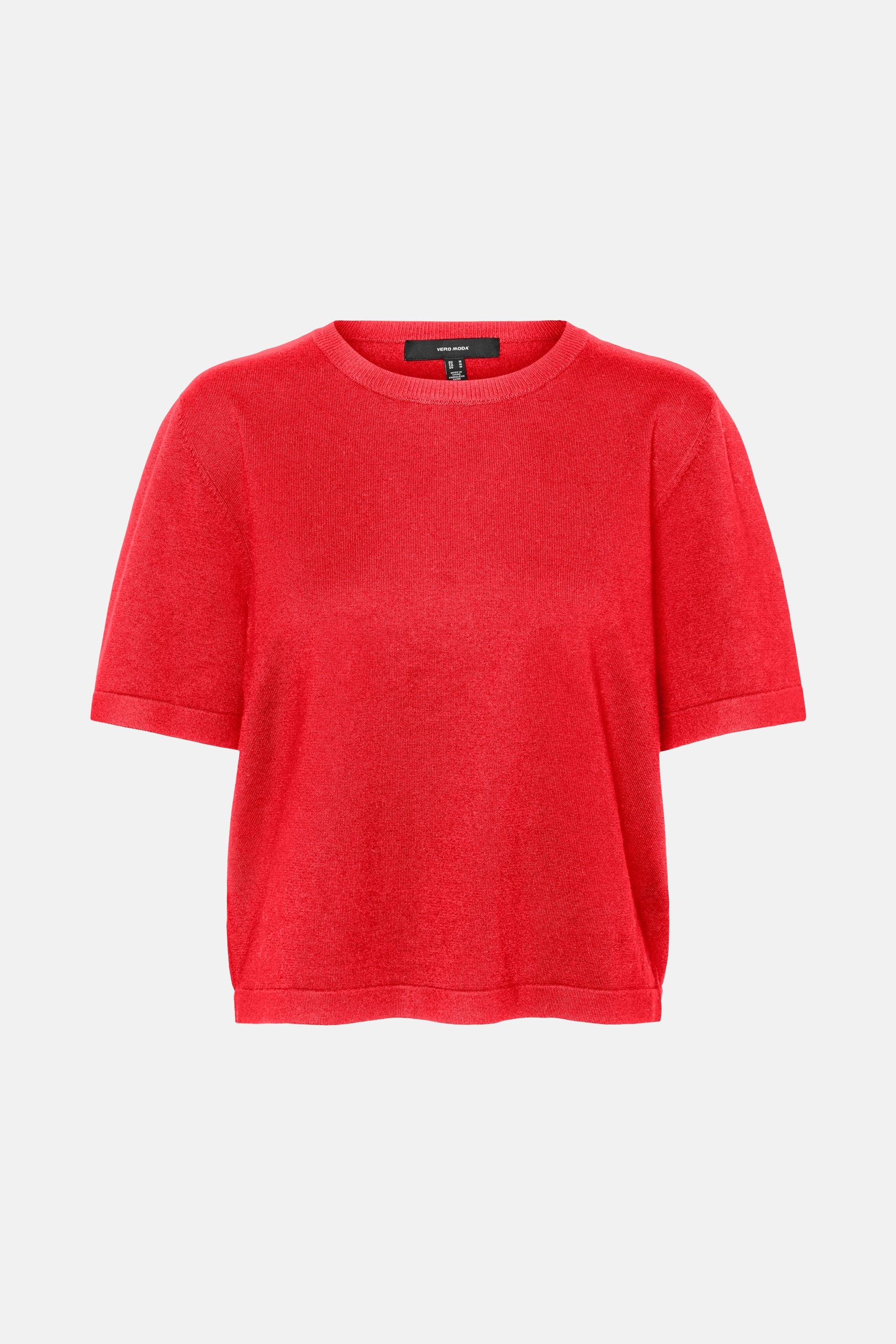 Pull met ronde hals - rood - Image 6