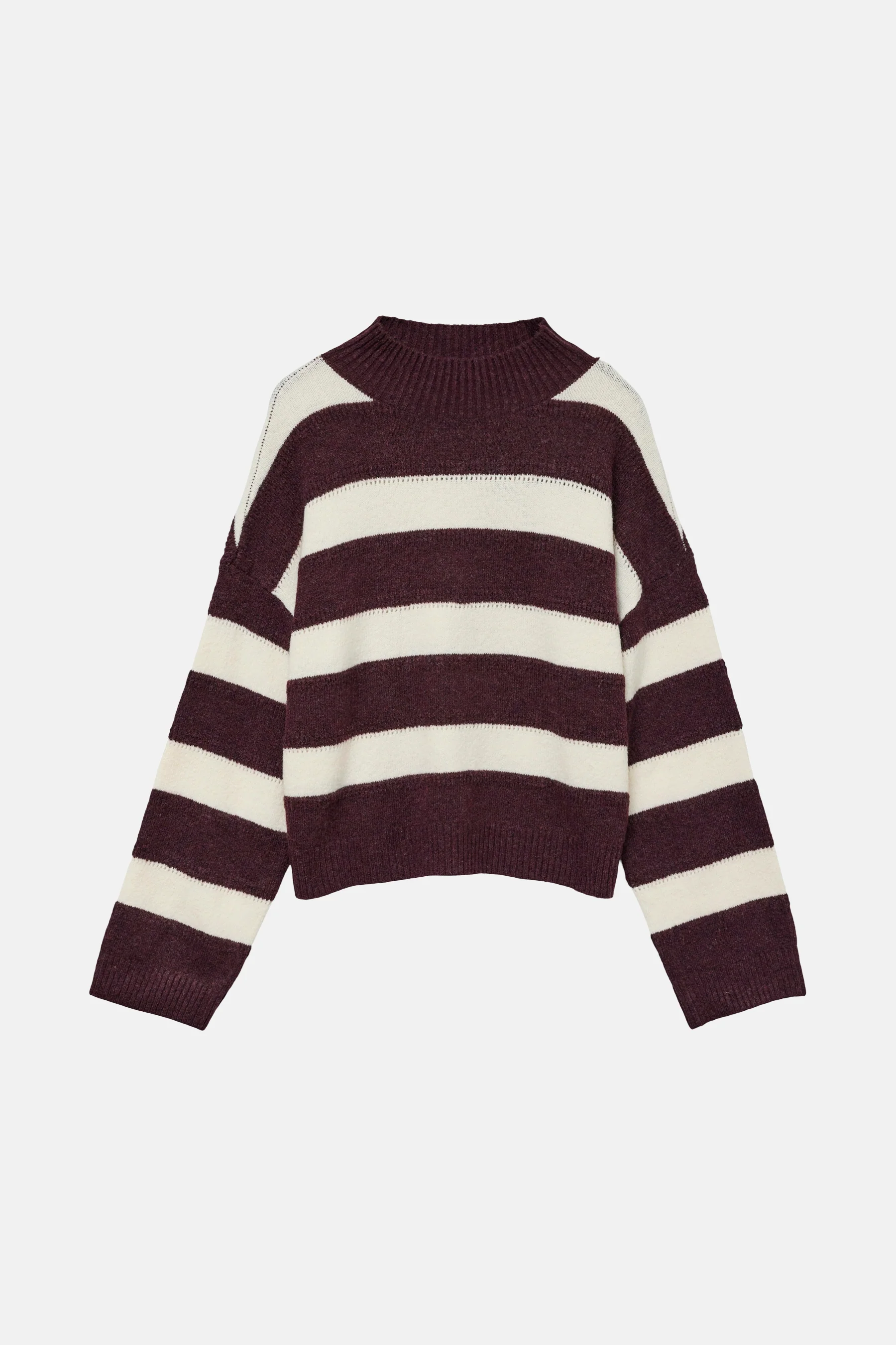 Pull met ronde hals - rood - Image 5