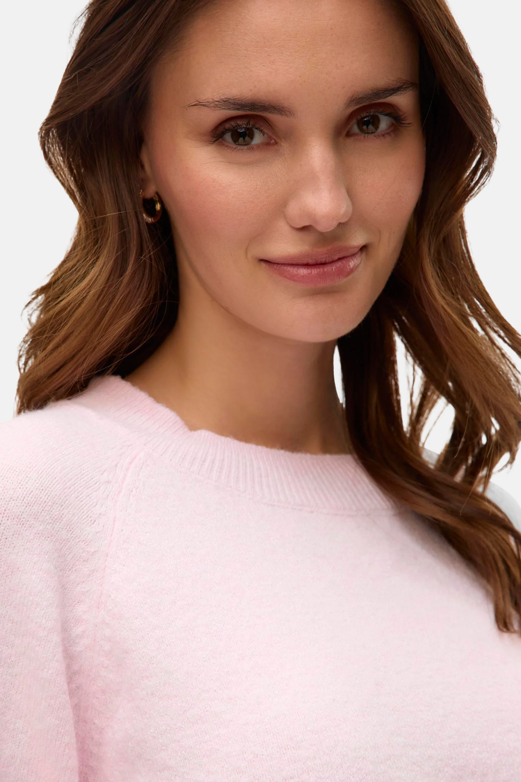 Pull met ronde hals - roze - Image 4