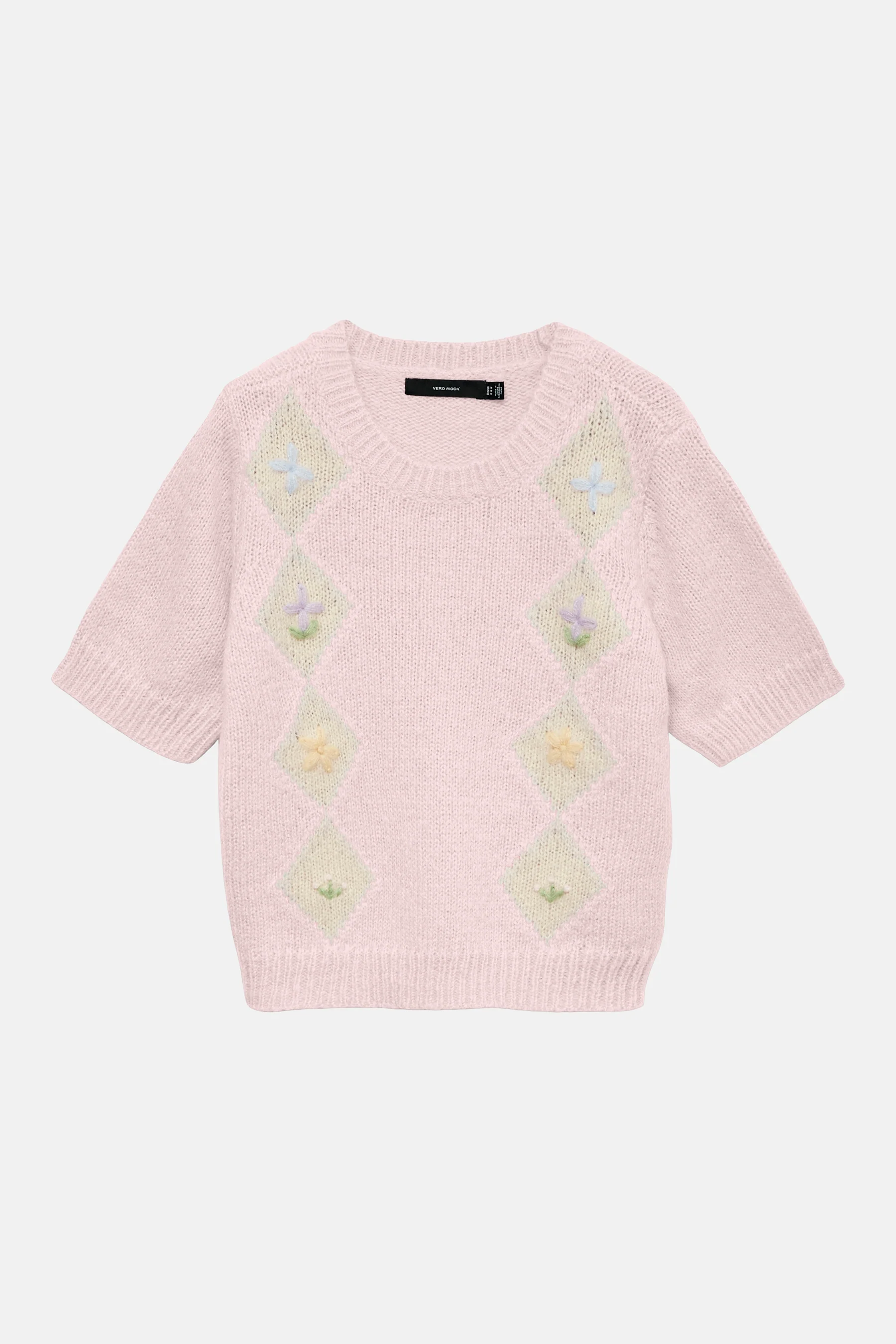 Pull met ronde hals - roze - Image 5