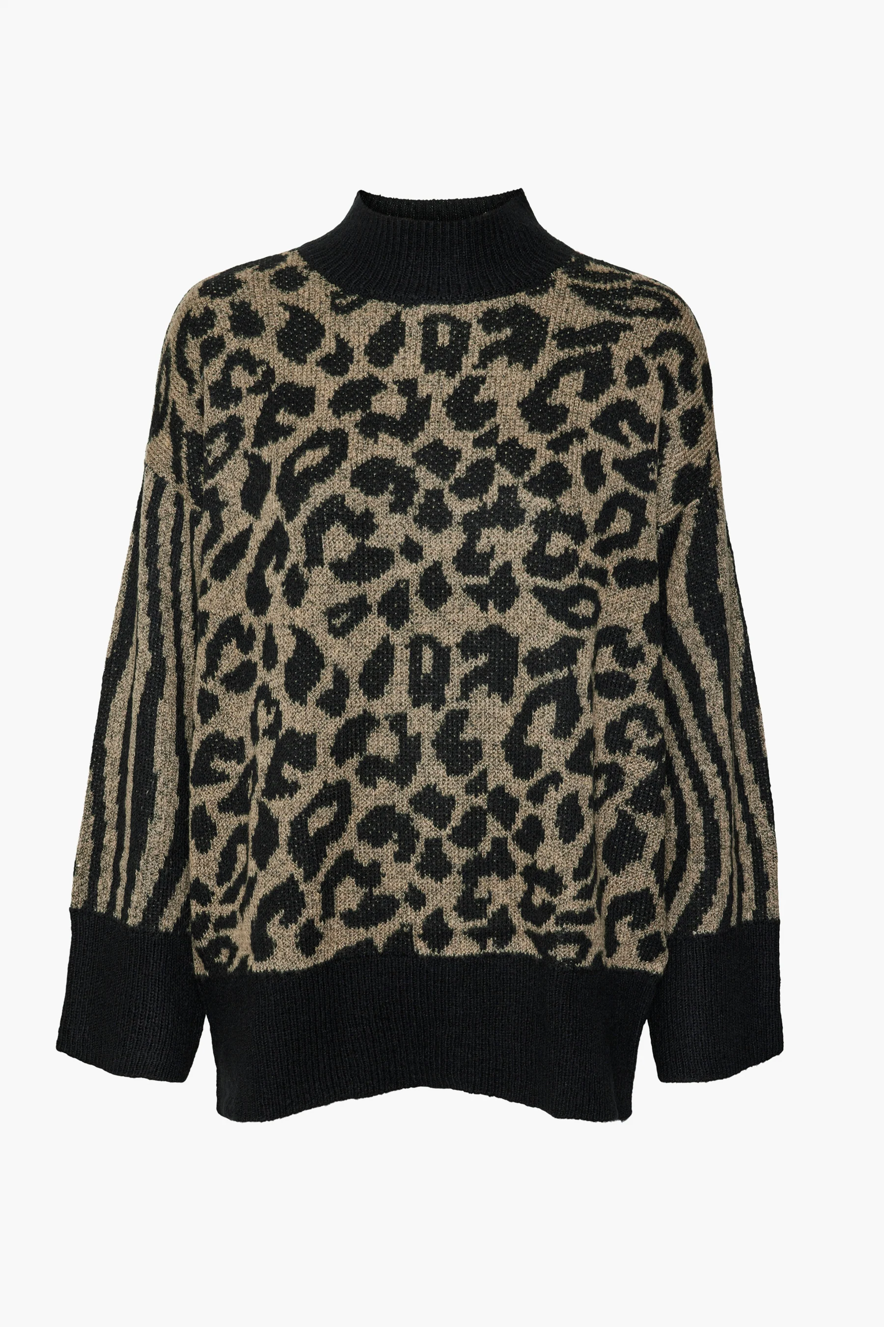 Pull met ronde hals - zwart - Image 6