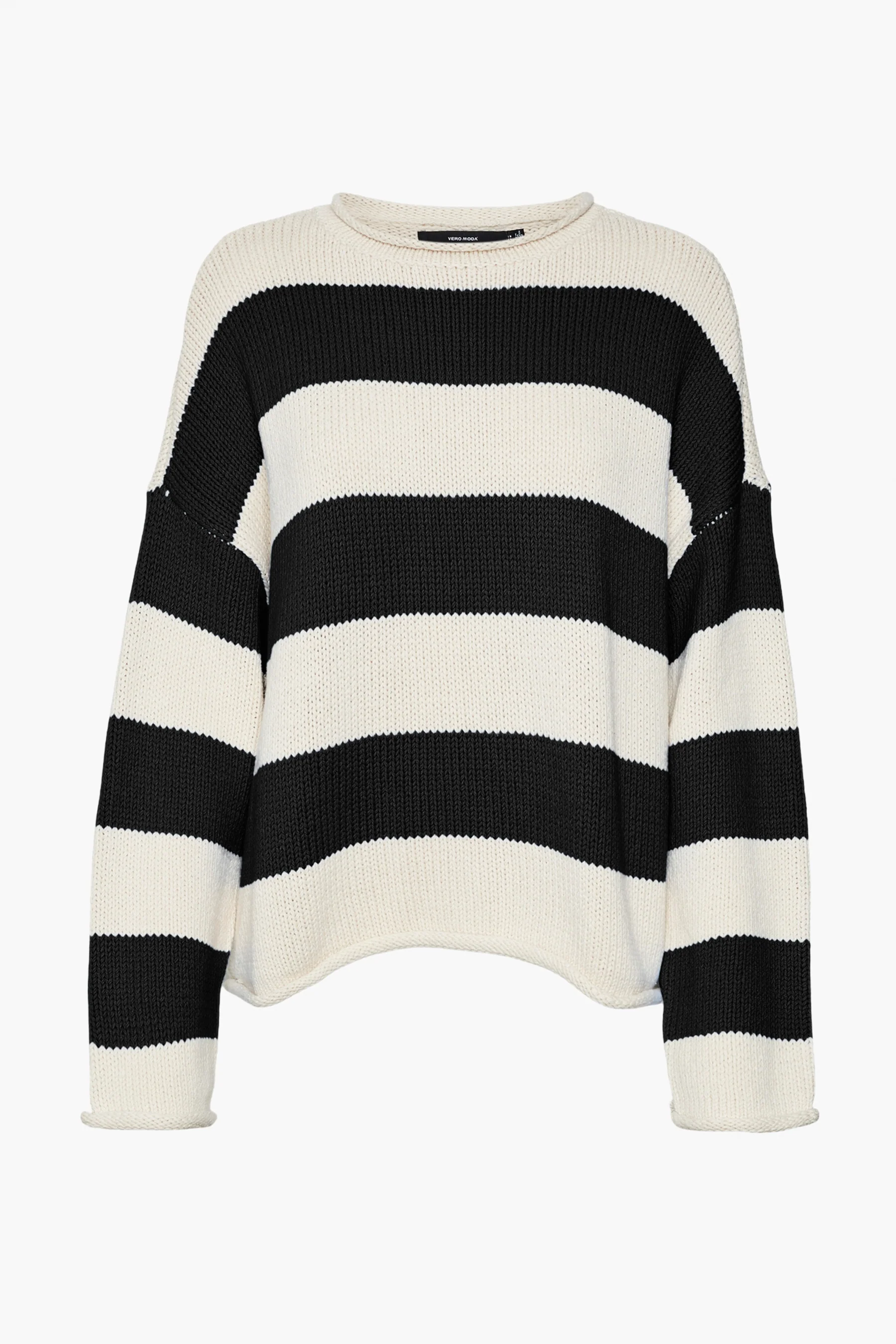 Pull met ronde hals - zwart - Image 6