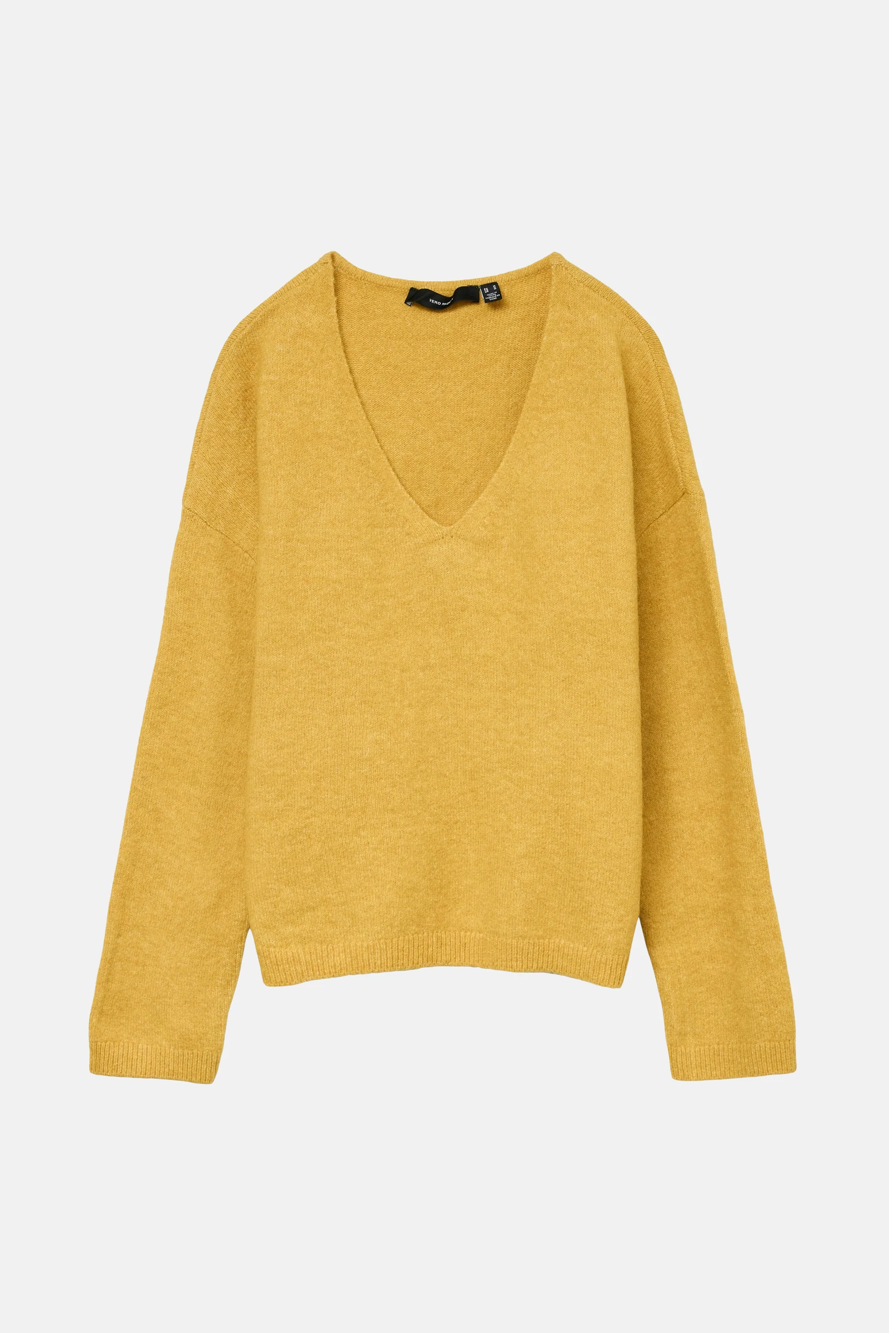 Pull met V-hals - geel - Image 6