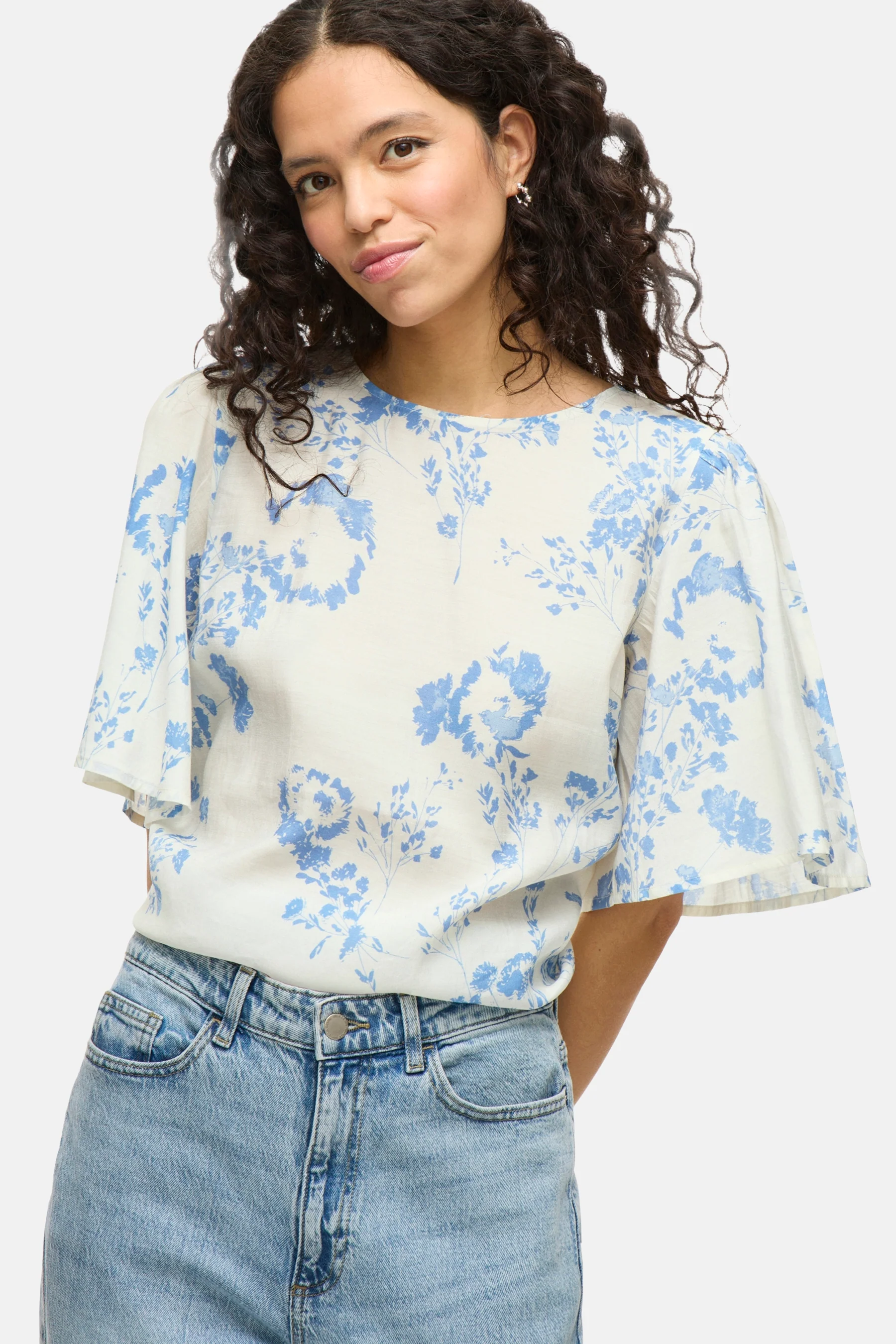 Blouse - blauw - Image 4