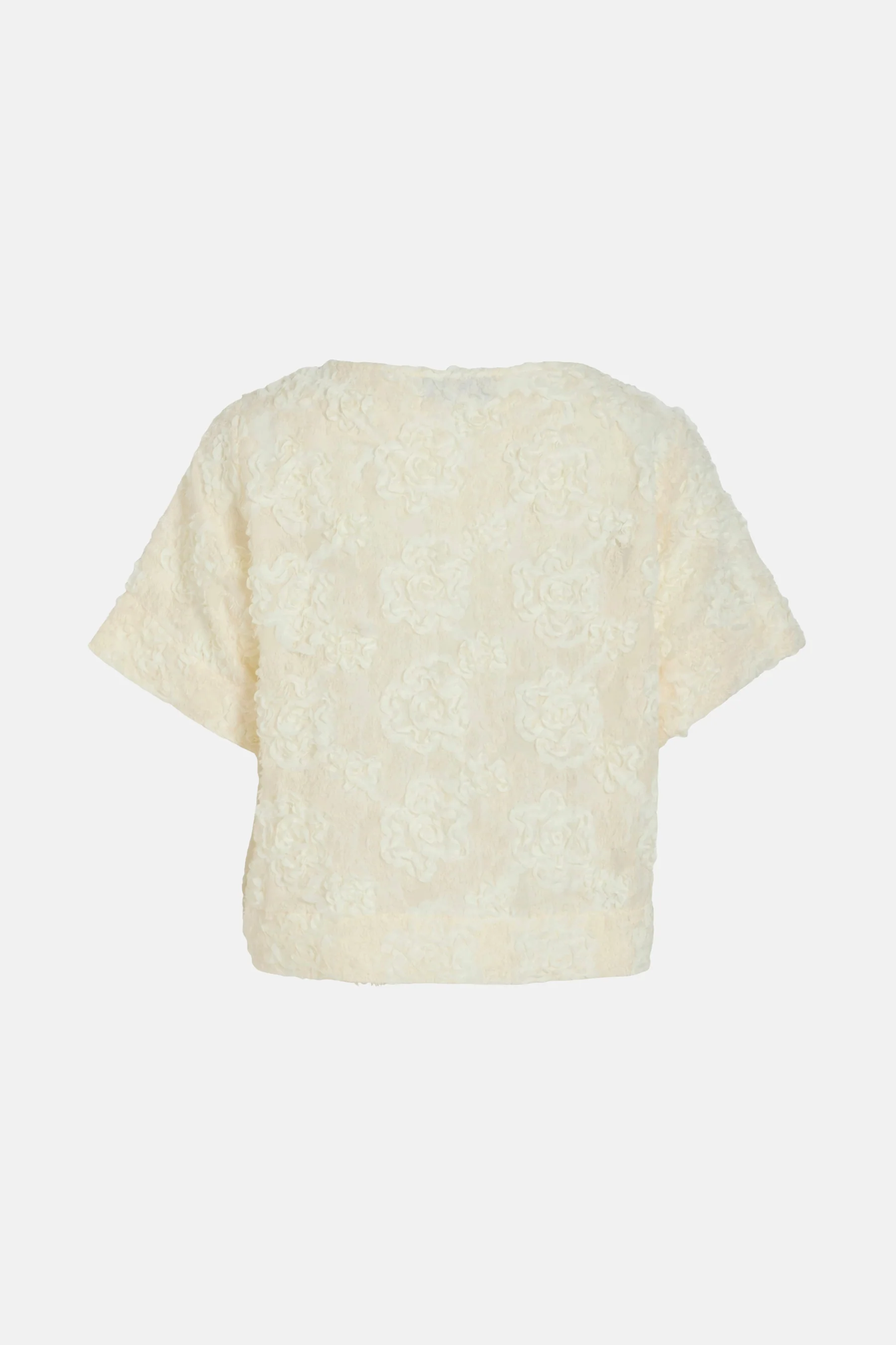 Blouse met korte mouwen - beige - Image 2