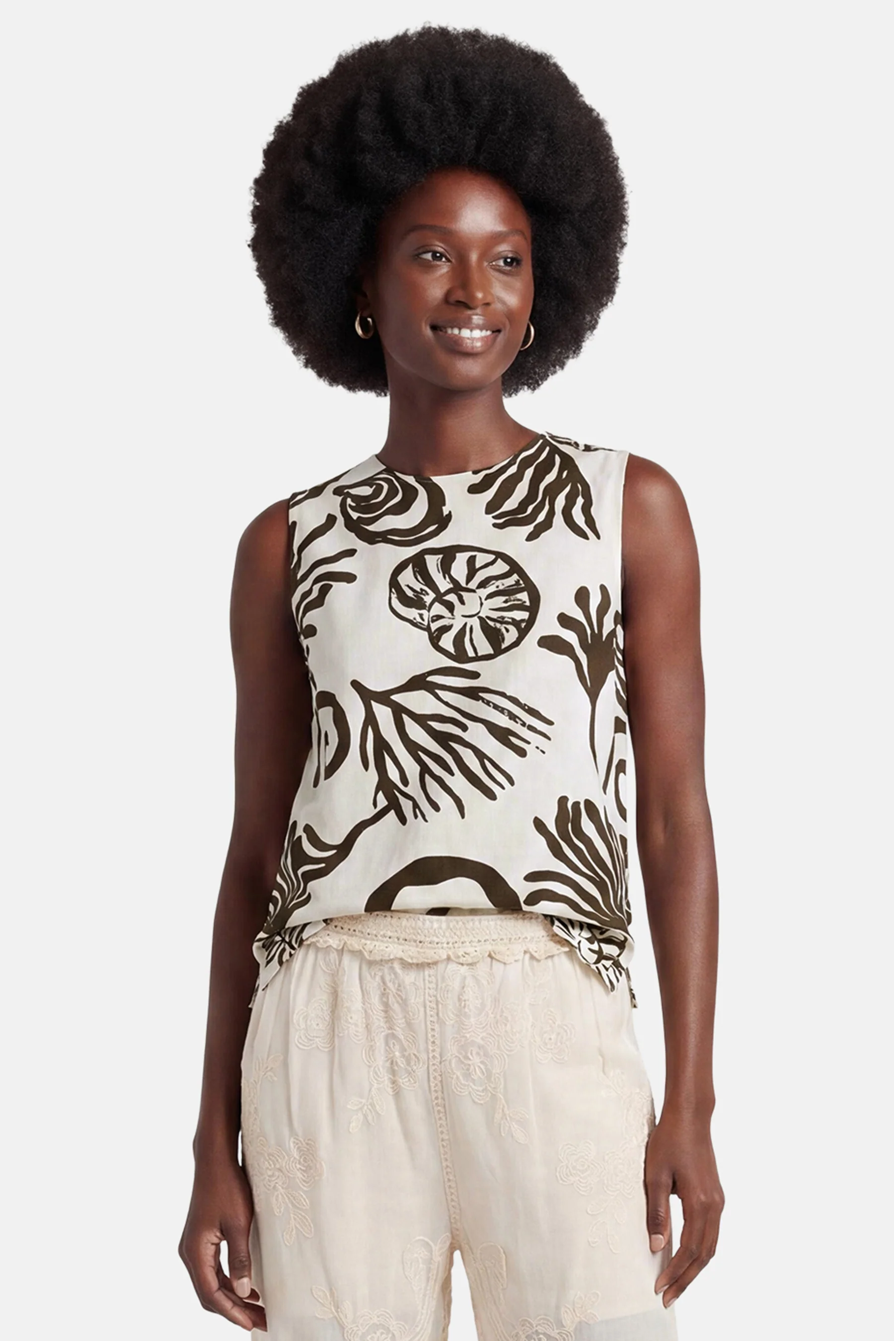 Blouse met korte mouwen - Multicolor
