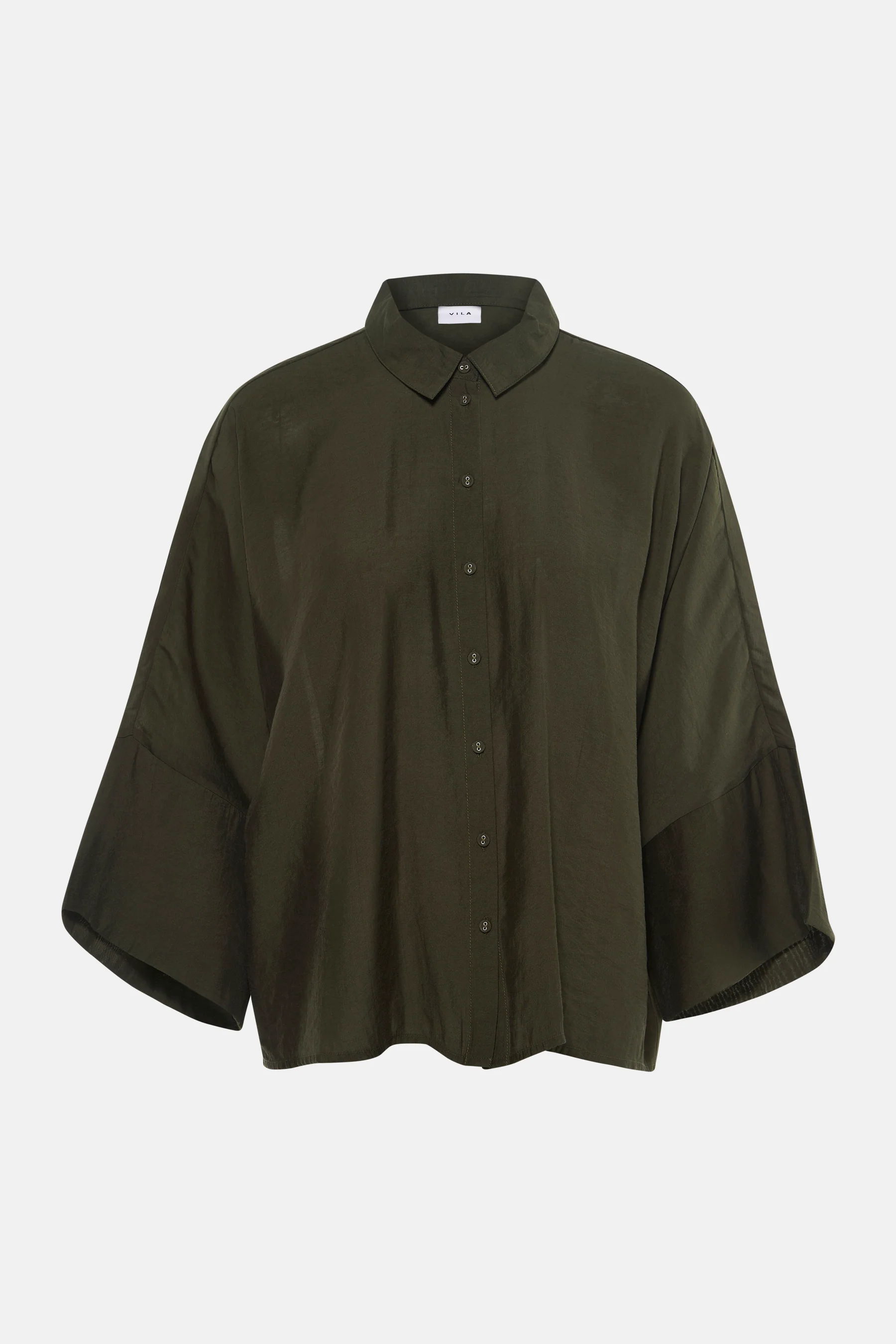 Blouse met korte mouwen - groen - Image 4