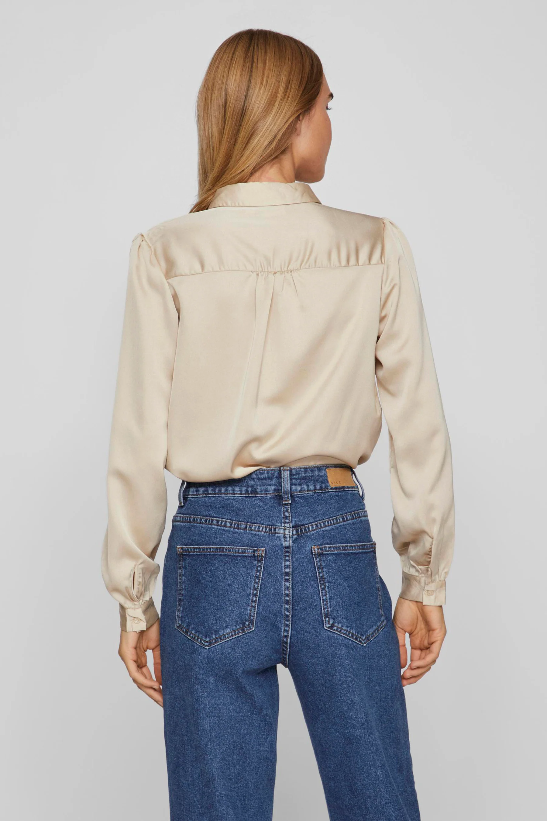 Hemd met lange mouwen - beige - Image 3