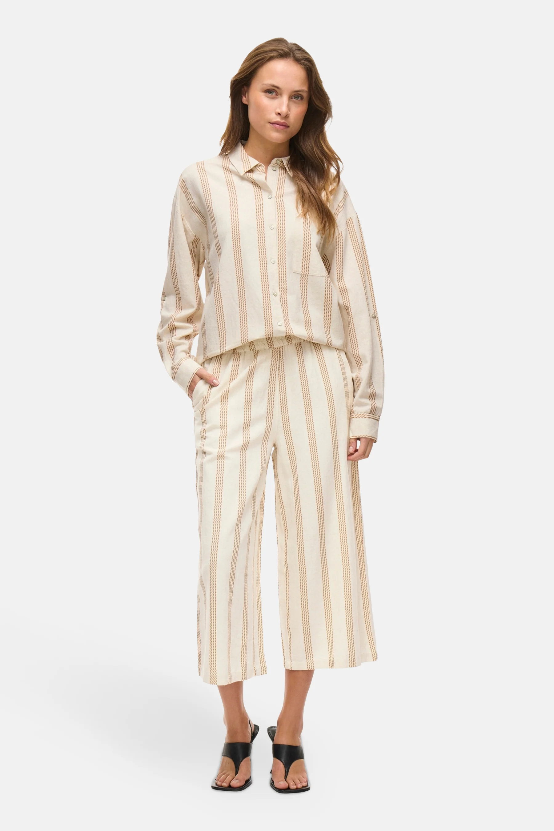 Hemd met lange mouwen - beige - Image 3