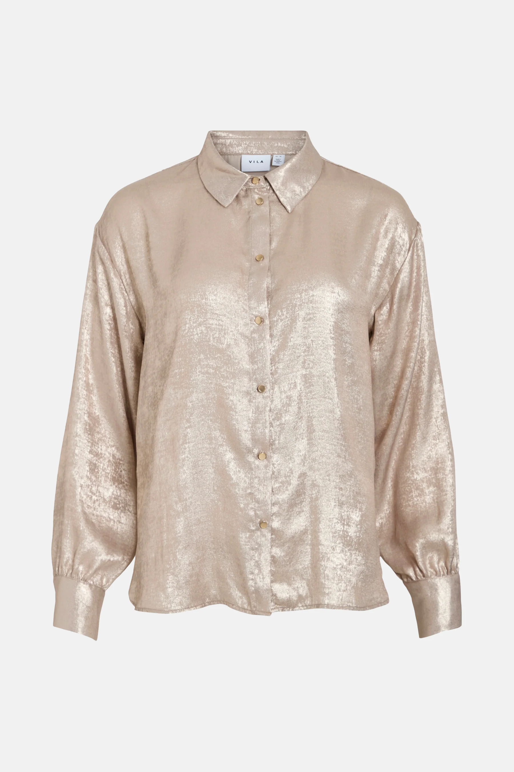 Hemd met lange mouwen - beige