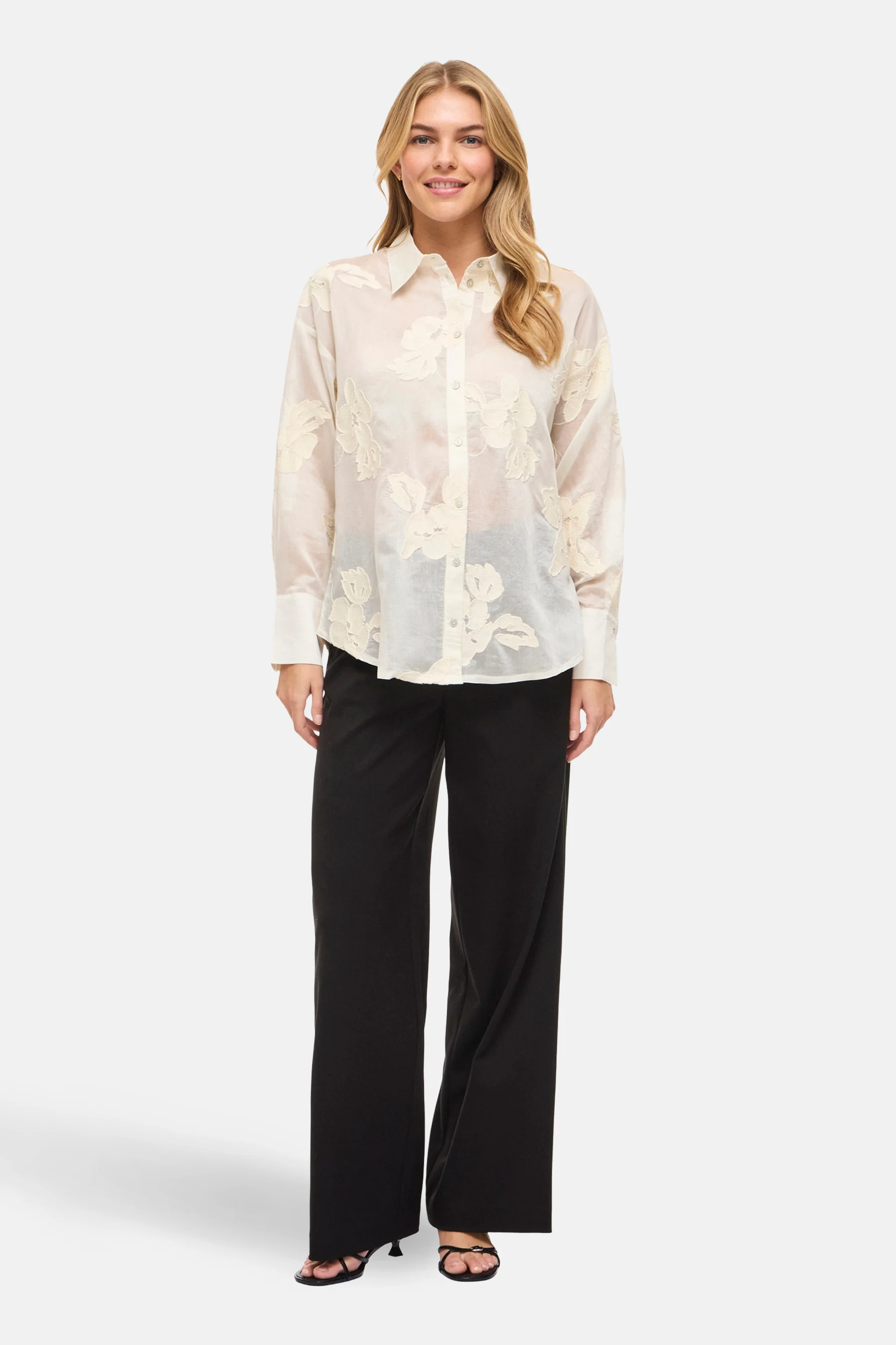 Hemd met lange mouwen - beige - Image 2