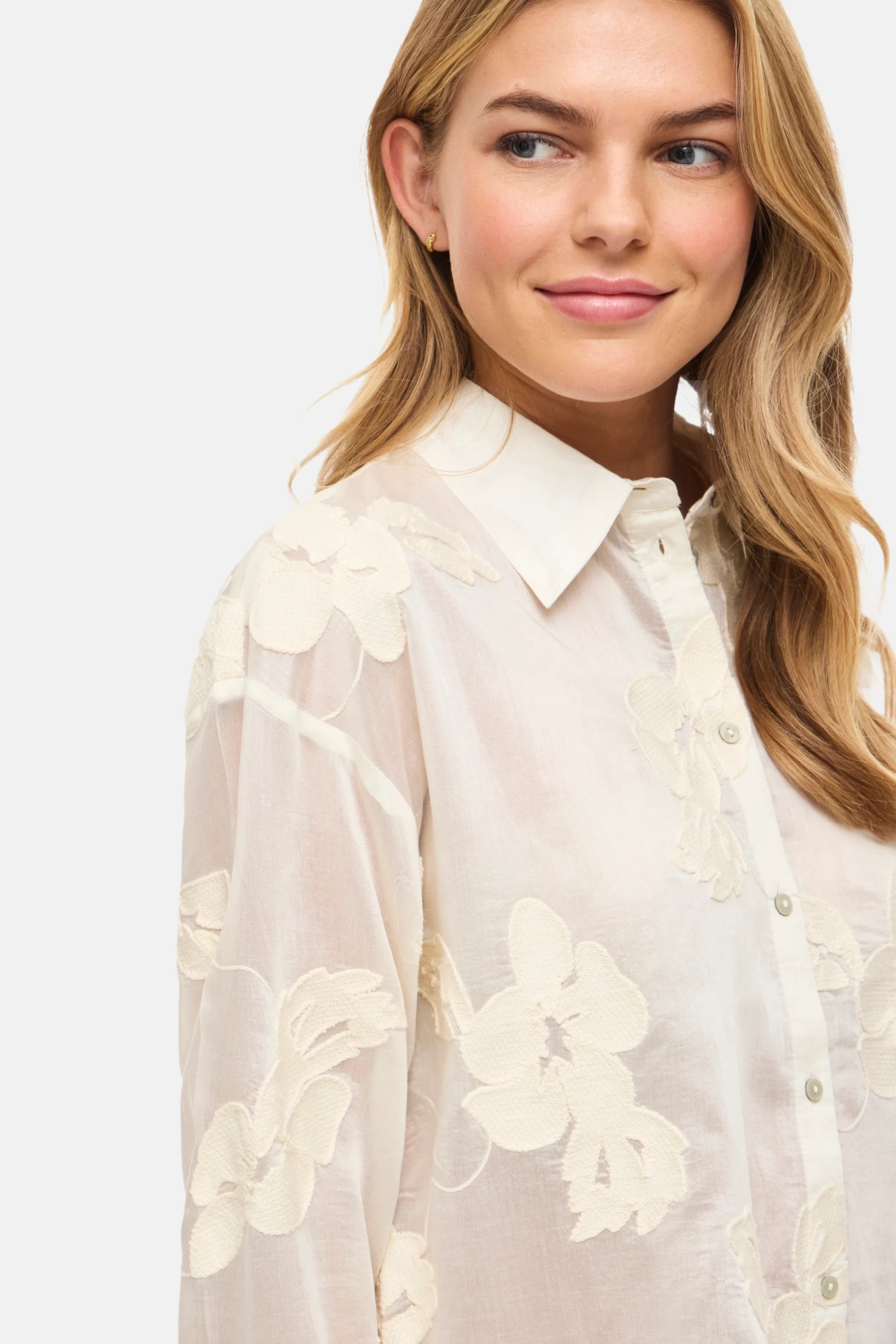 Hemd met lange mouwen - beige - Image 3