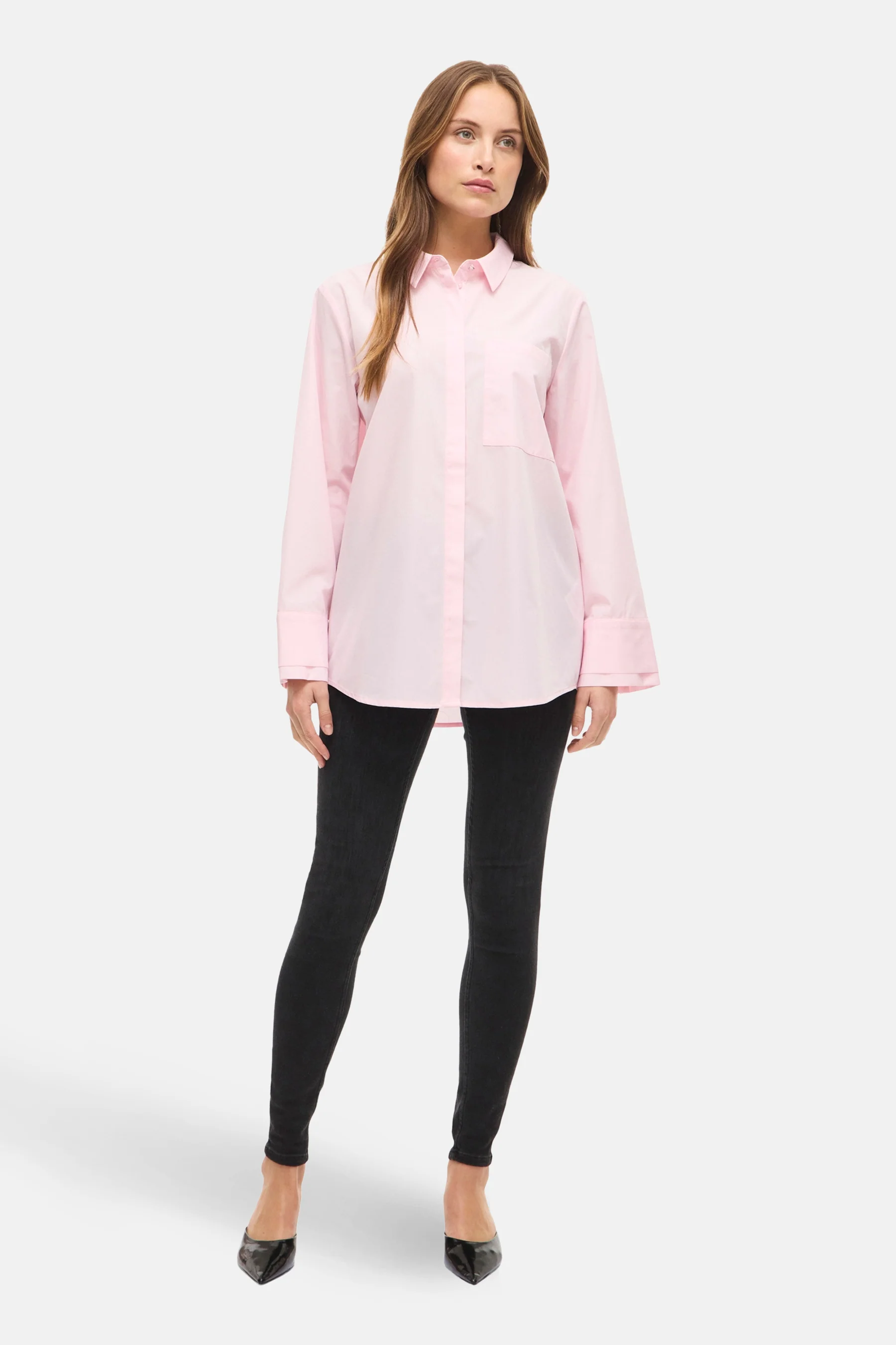 Hemd met lange mouwen - roze - Image 3