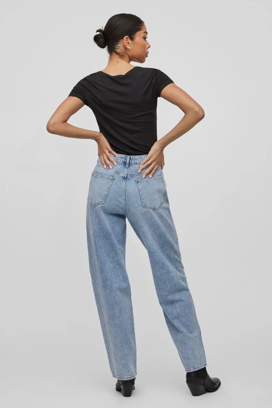 Wide jeans - light blue denim - Image 3