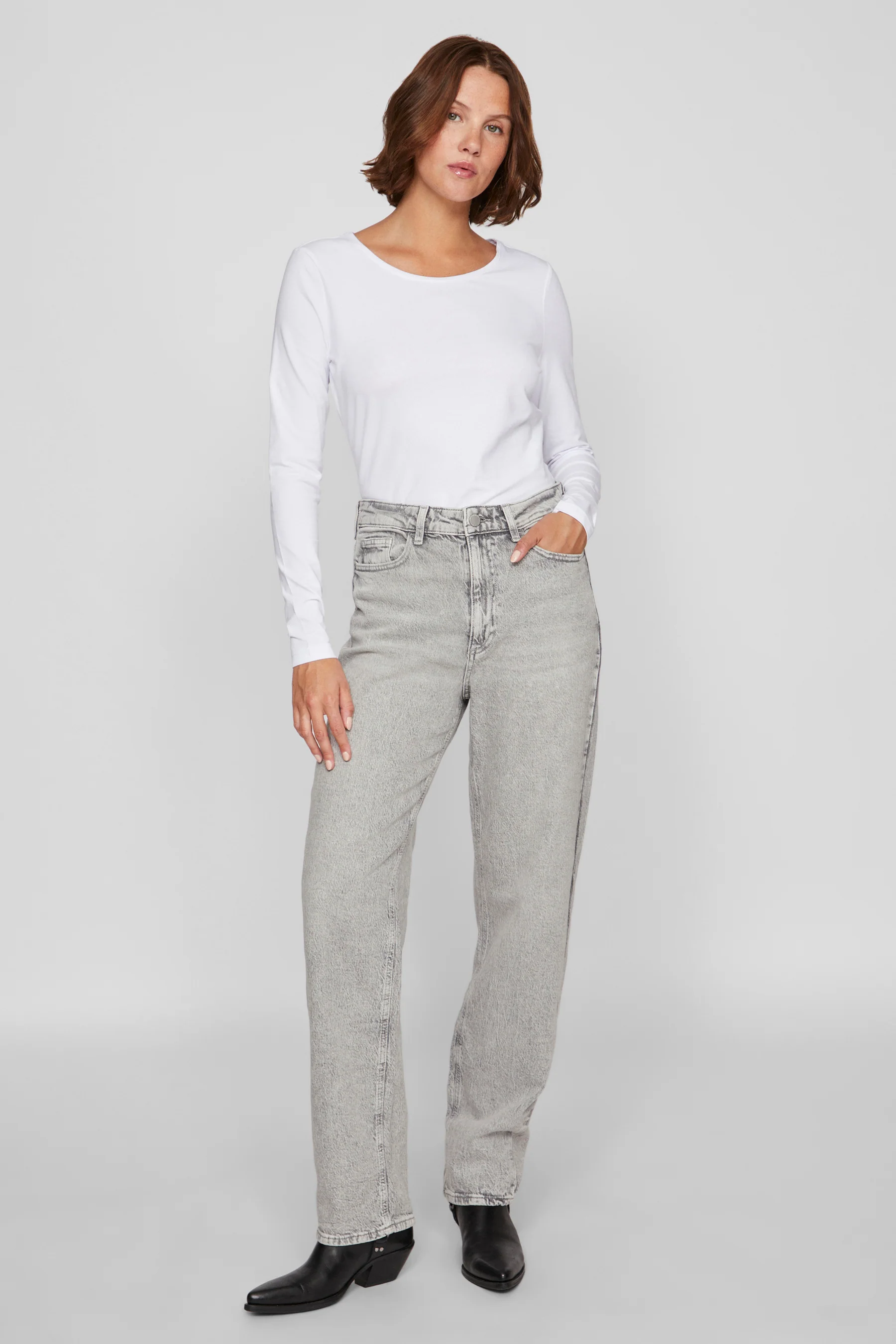 VIKELLY - light grey denim - Image 2