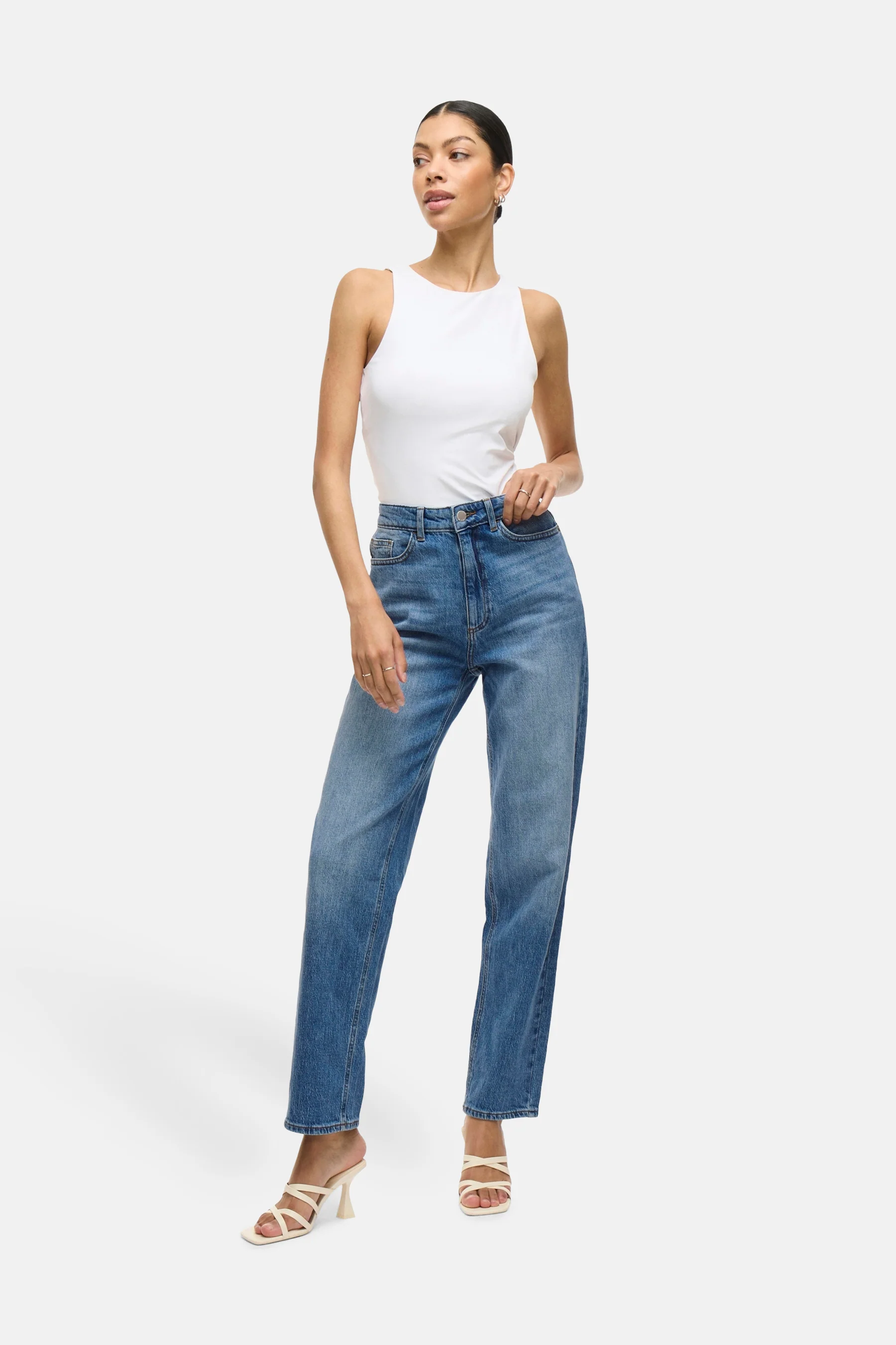 VIKELLY - mid blue denim - Image 2