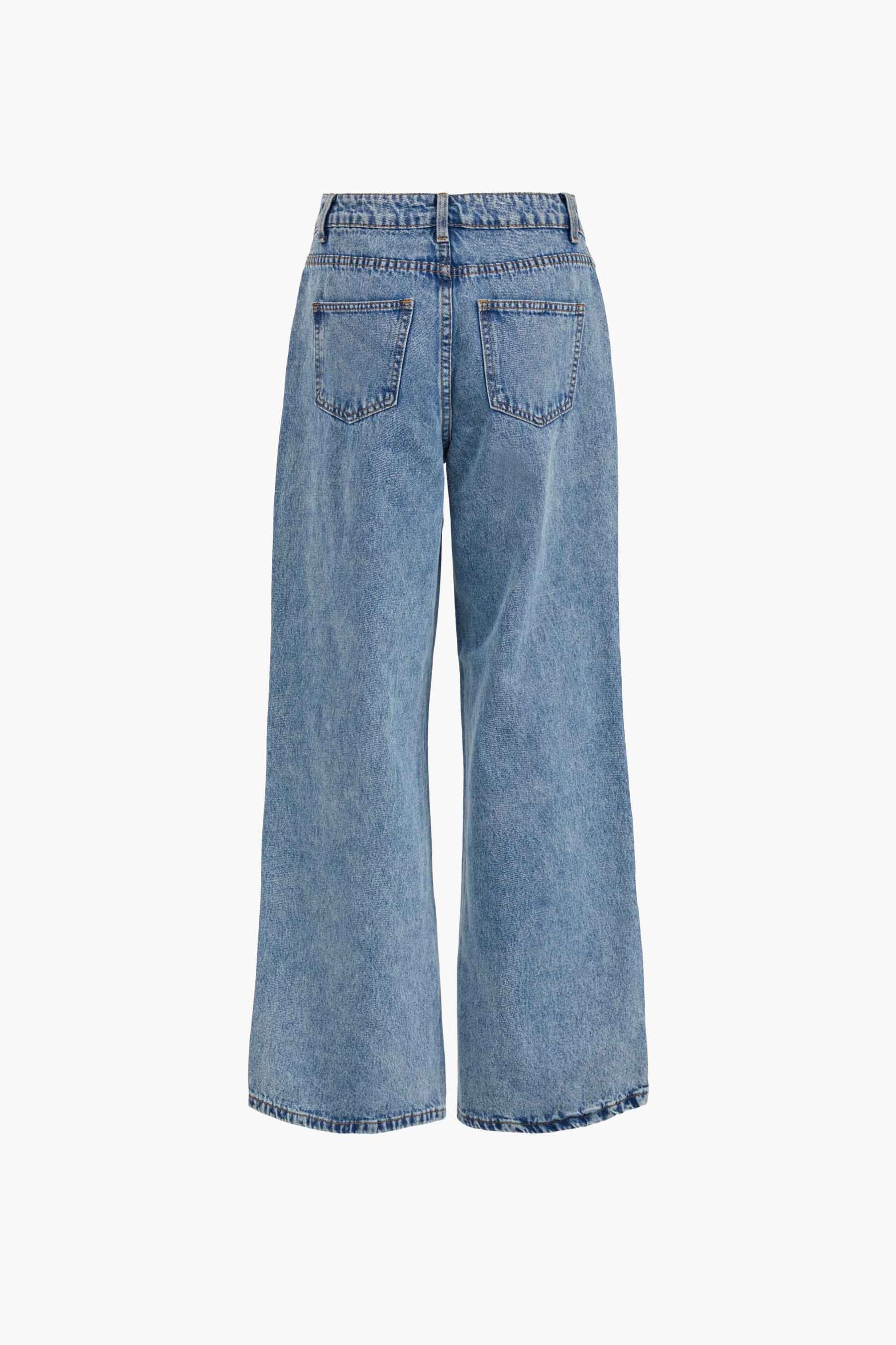 Wide jeans - mid blue denim - Image 7