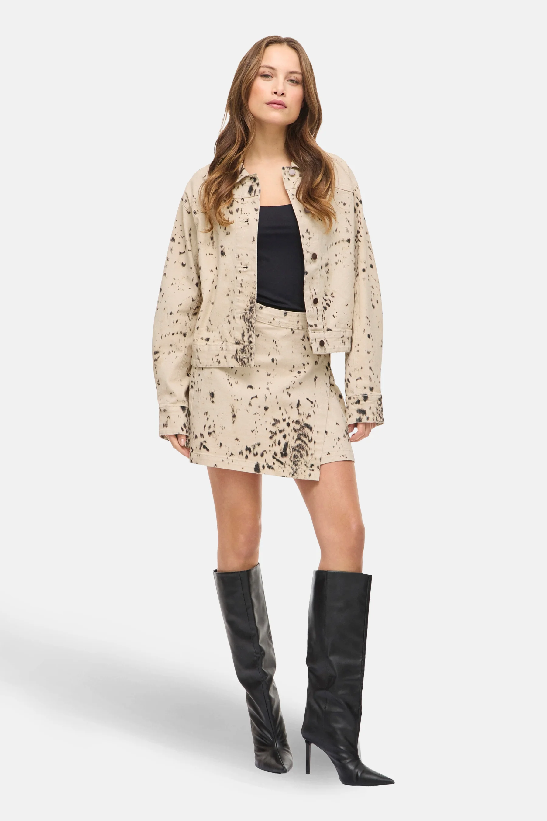 Korte rok - beige - Image 3