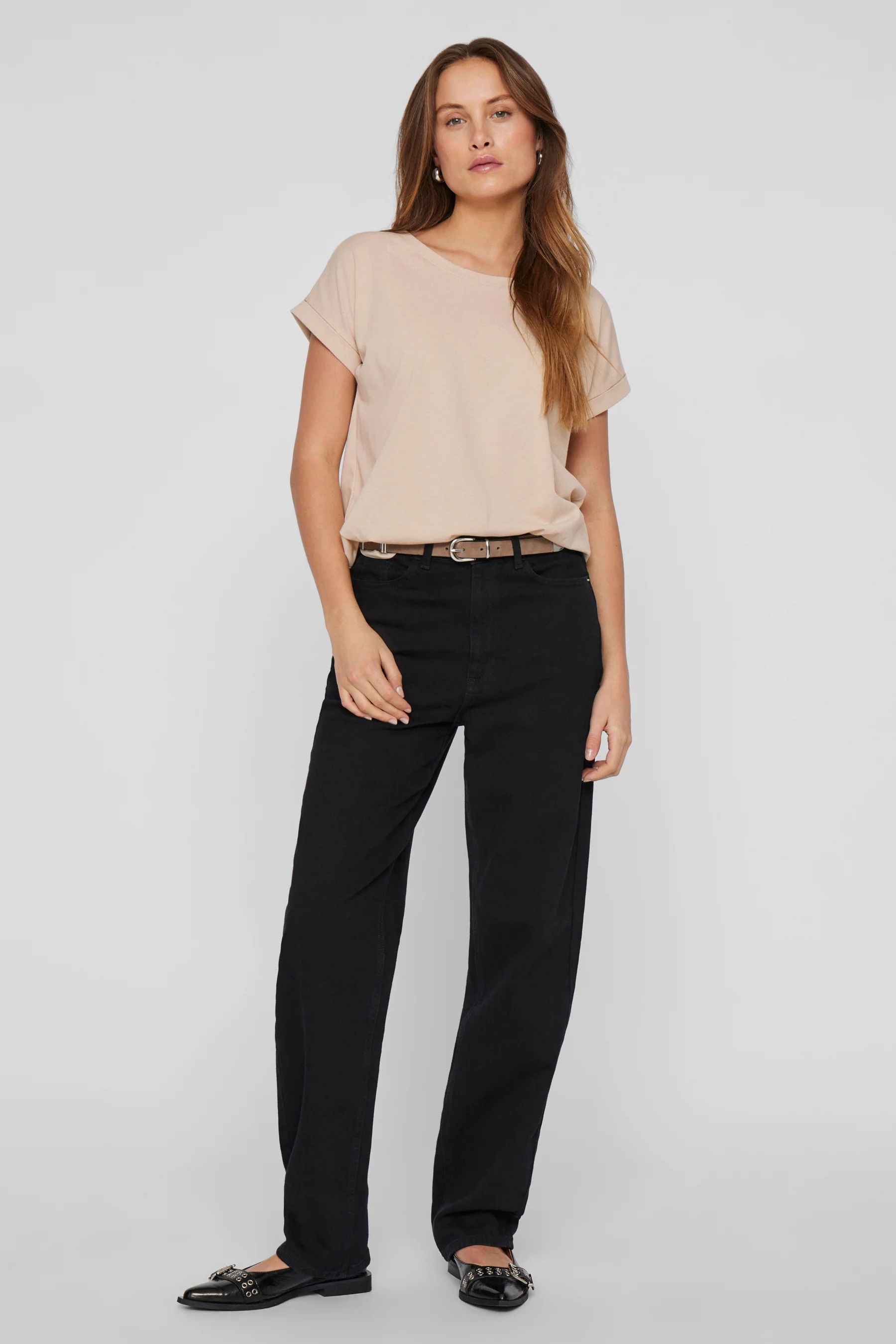 T-shirt met korte mouwen - beige - Image 2