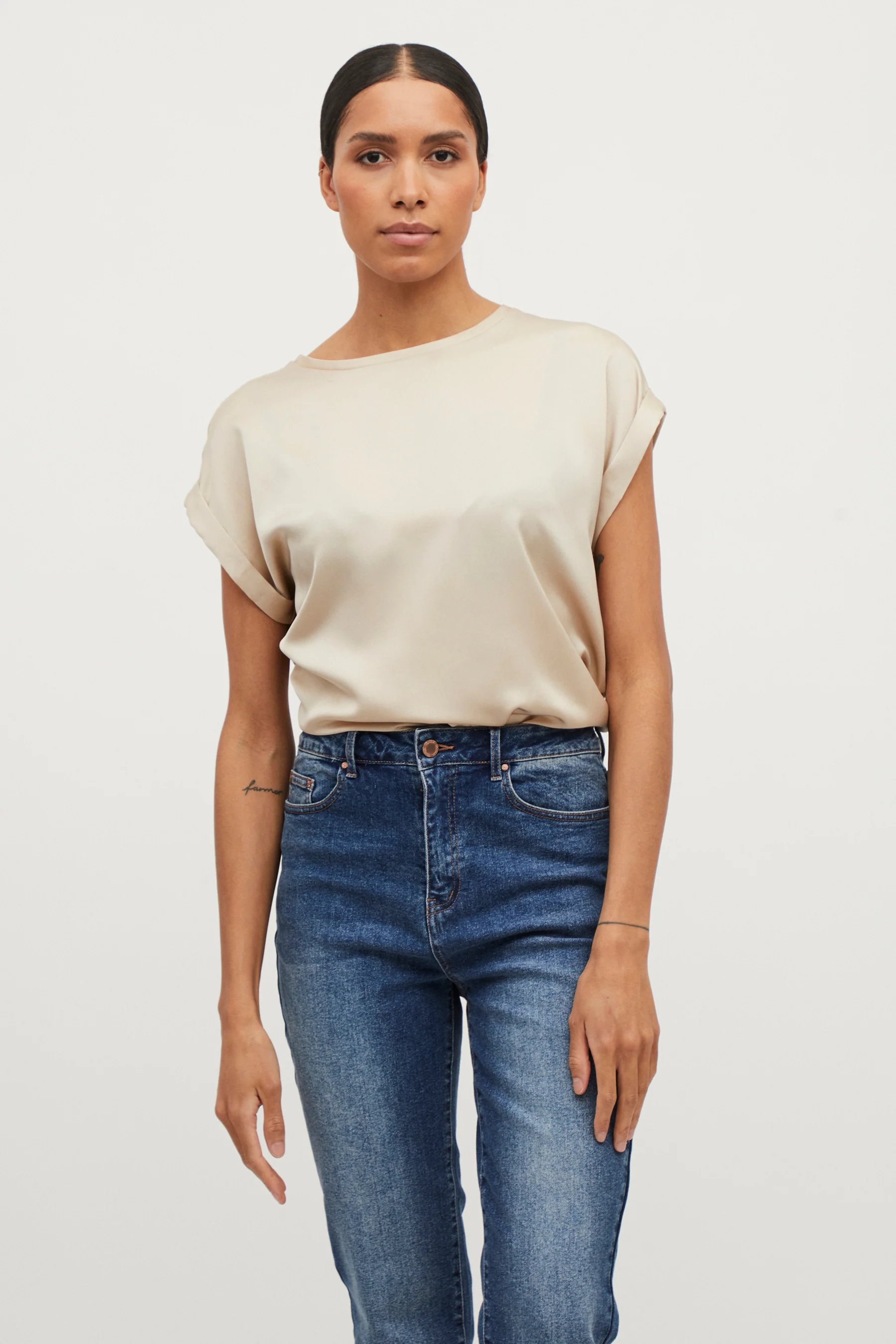 T-shirt - ecru