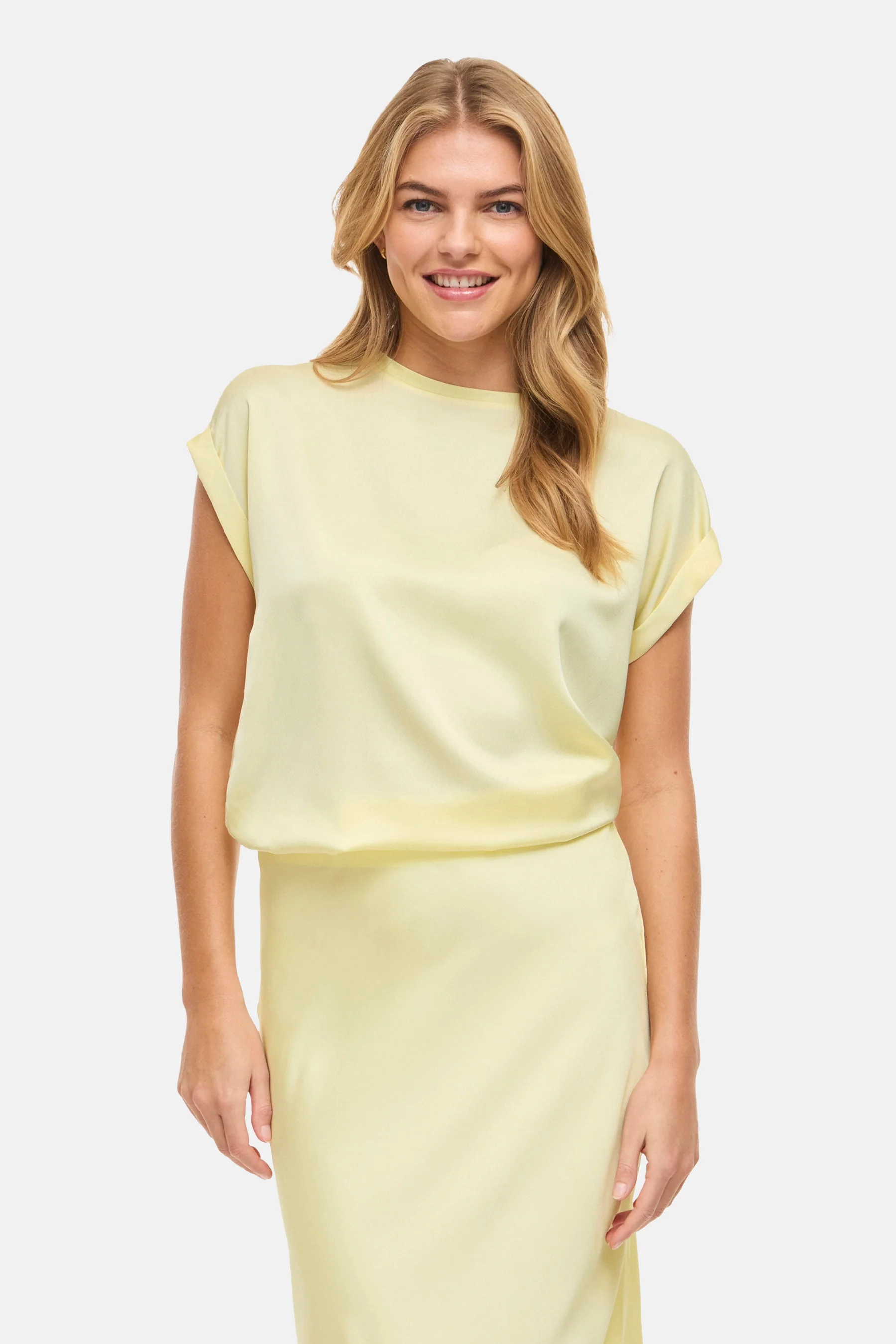 T-shirt - geel
