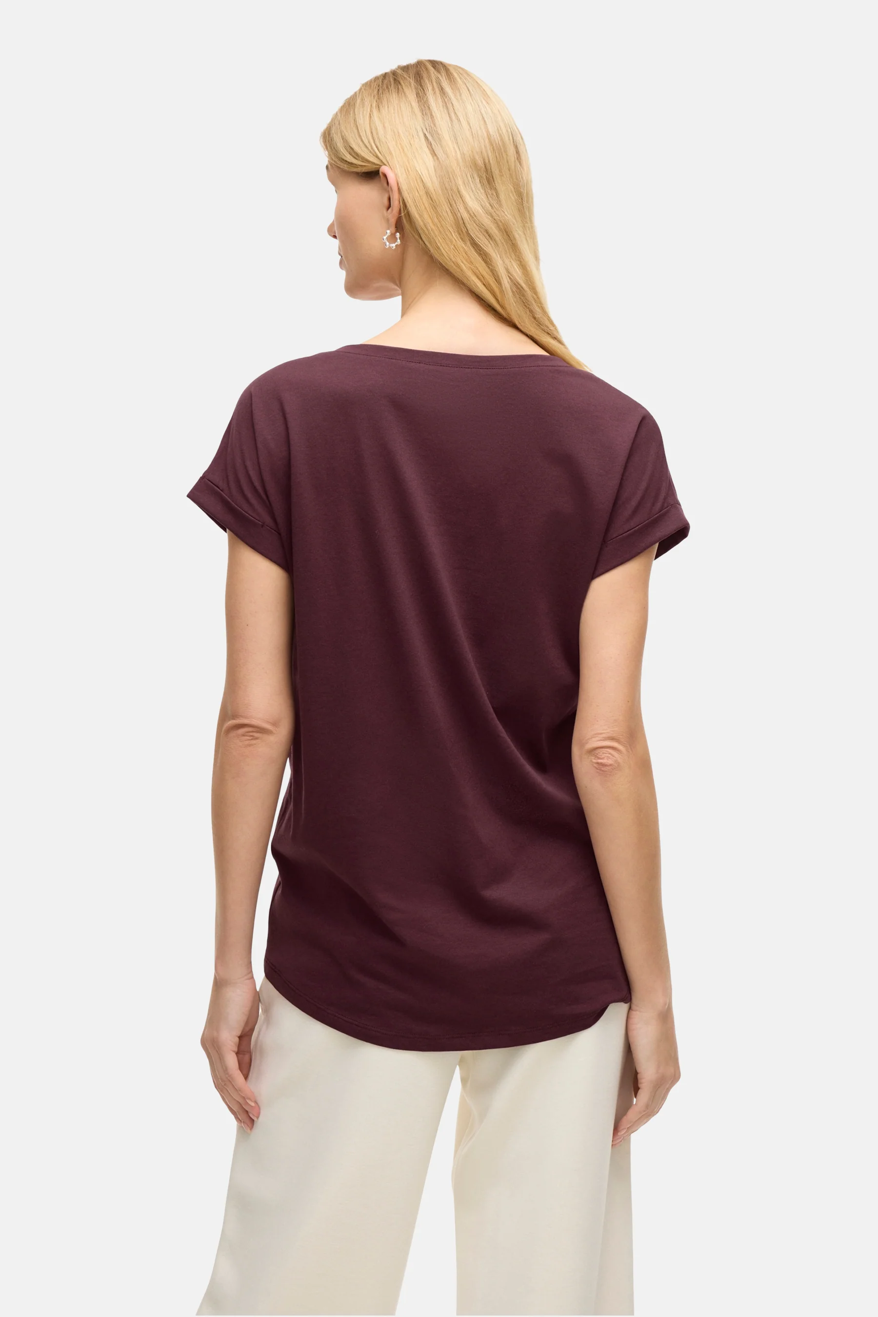 T-shirt met korte mouwen - paars - Image 3