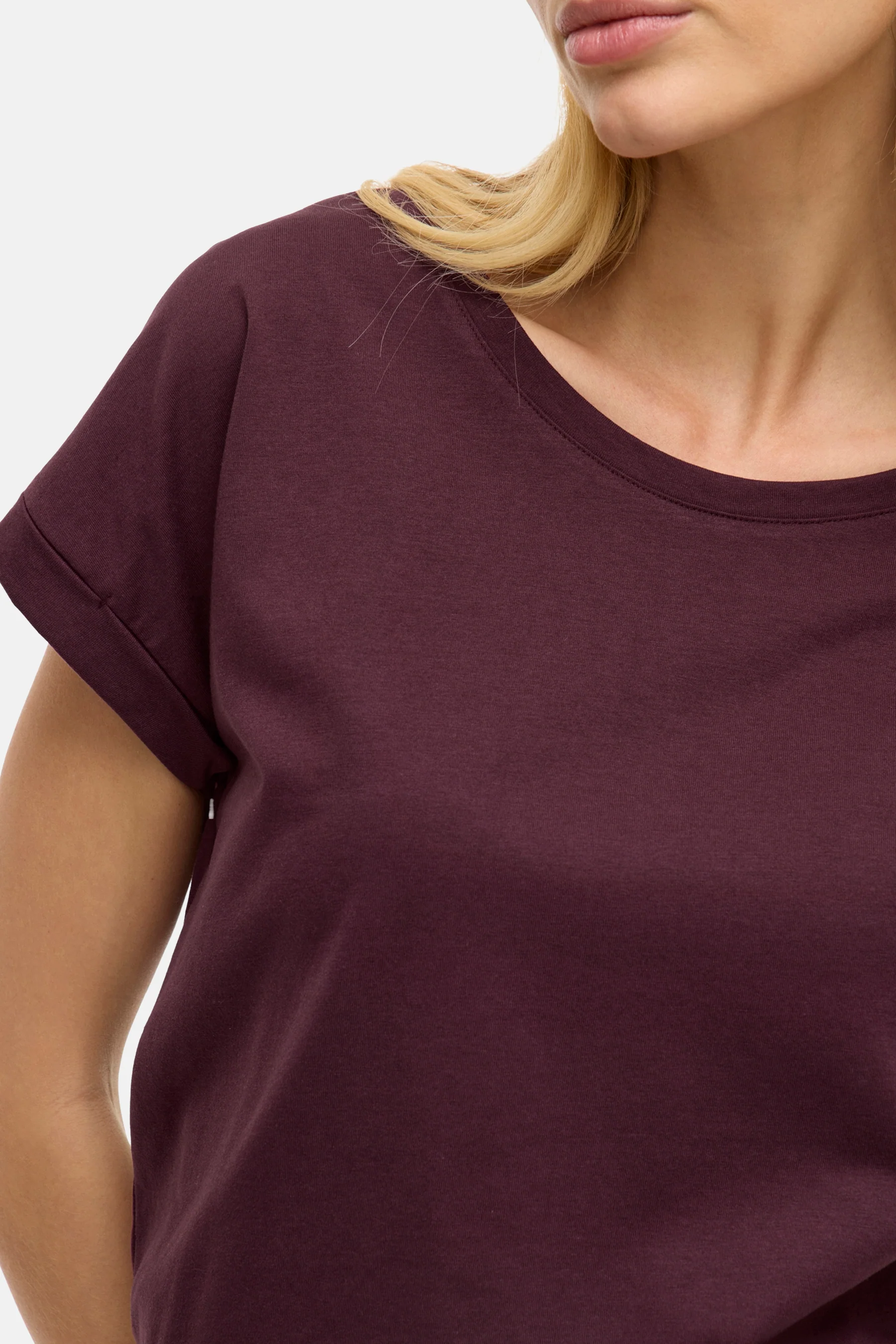 T-shirt met korte mouwen - paars - Image 4