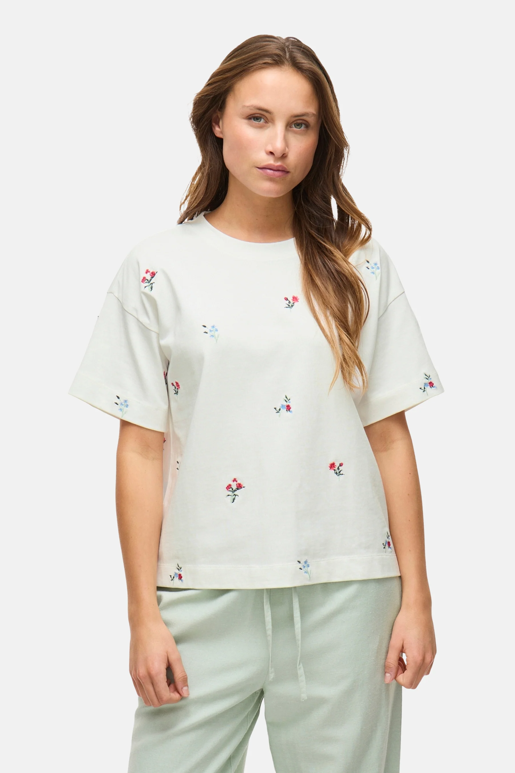 T-shirt met korte mouwen - wit
