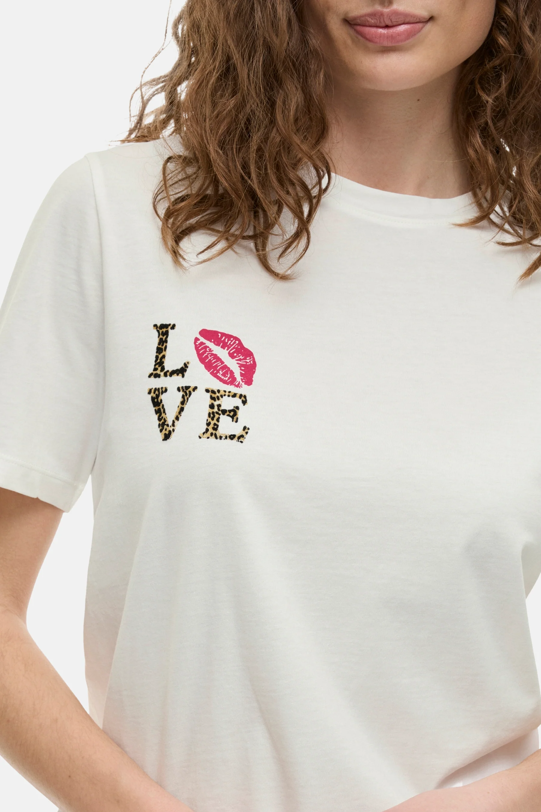 T-shirt met korte mouwen - wit - Image 4