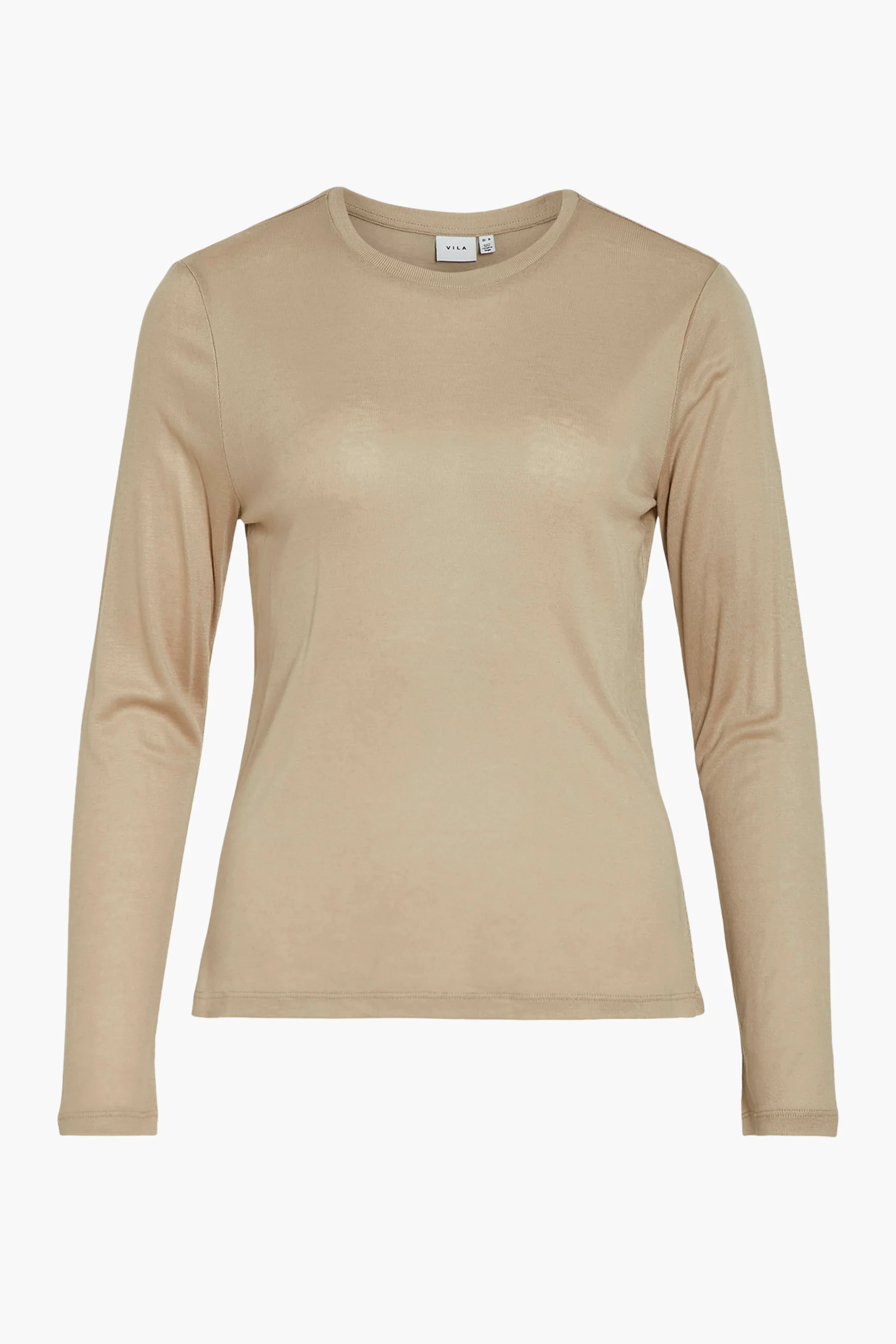 T-shirt met lange mouwen - beige - Image 6