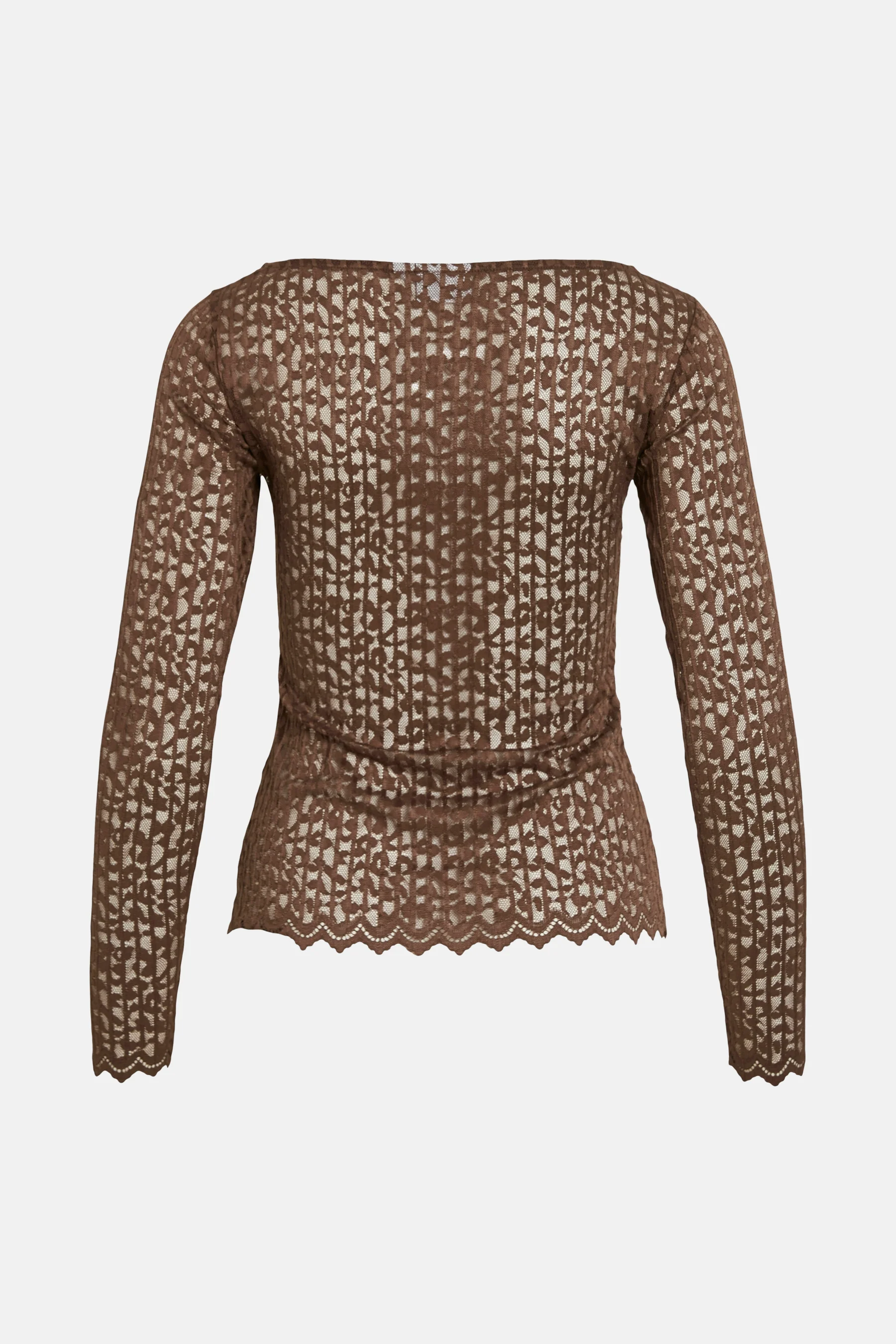 T-shirt met lange mouwen - bruin - Image 6