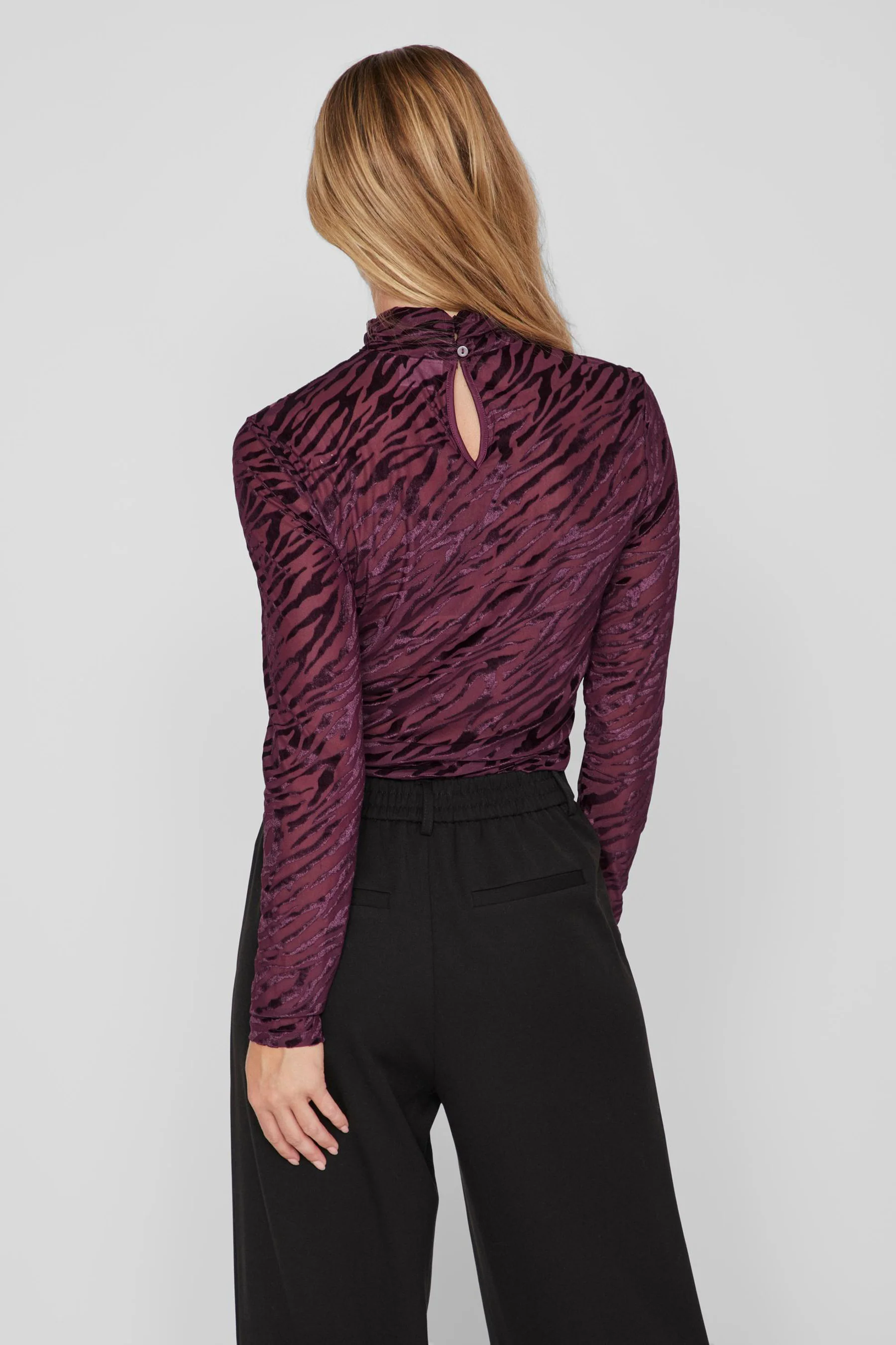 T-shirt - paars - Image 3