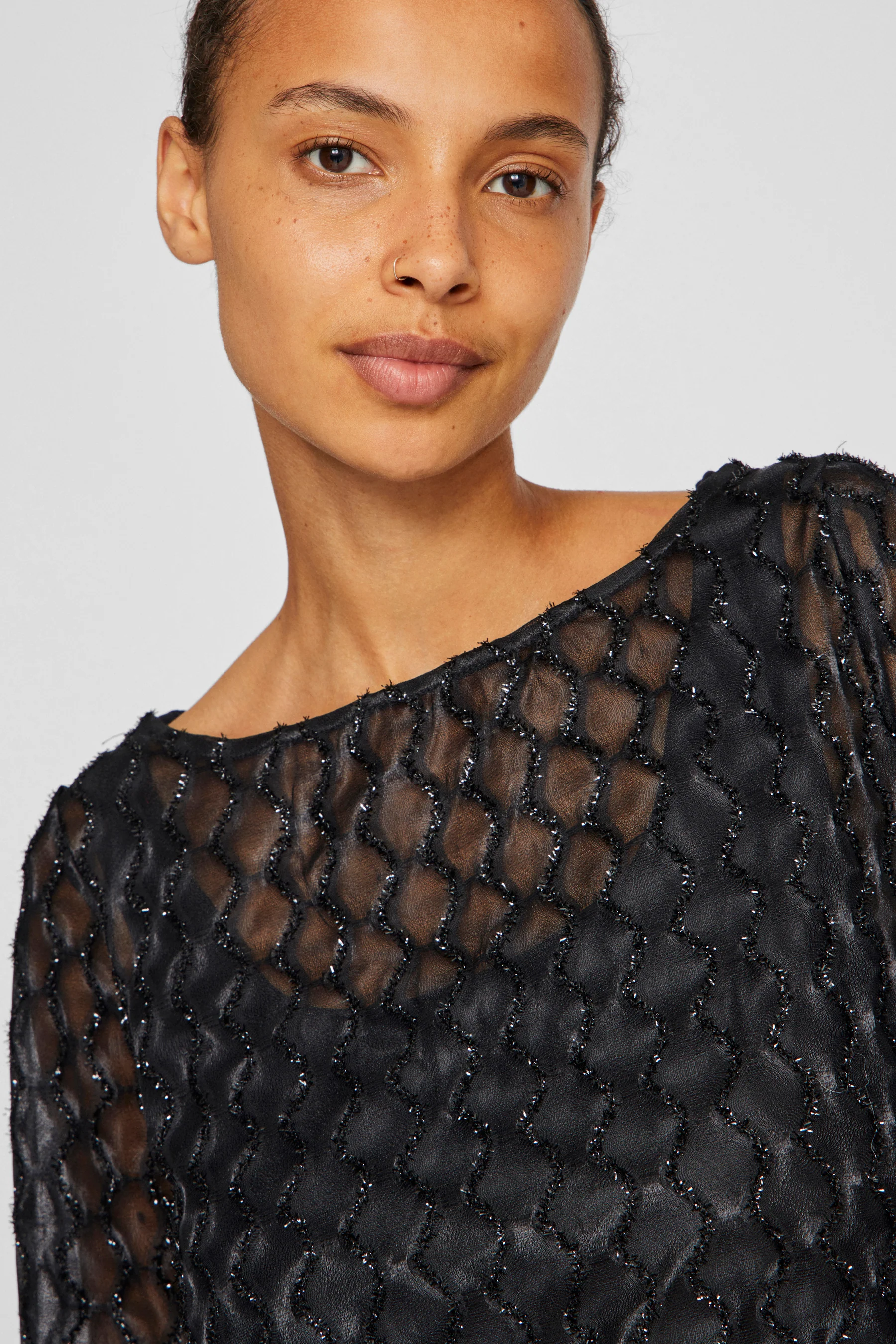 T-shirt met lange mouwen - zwart - Image 4
