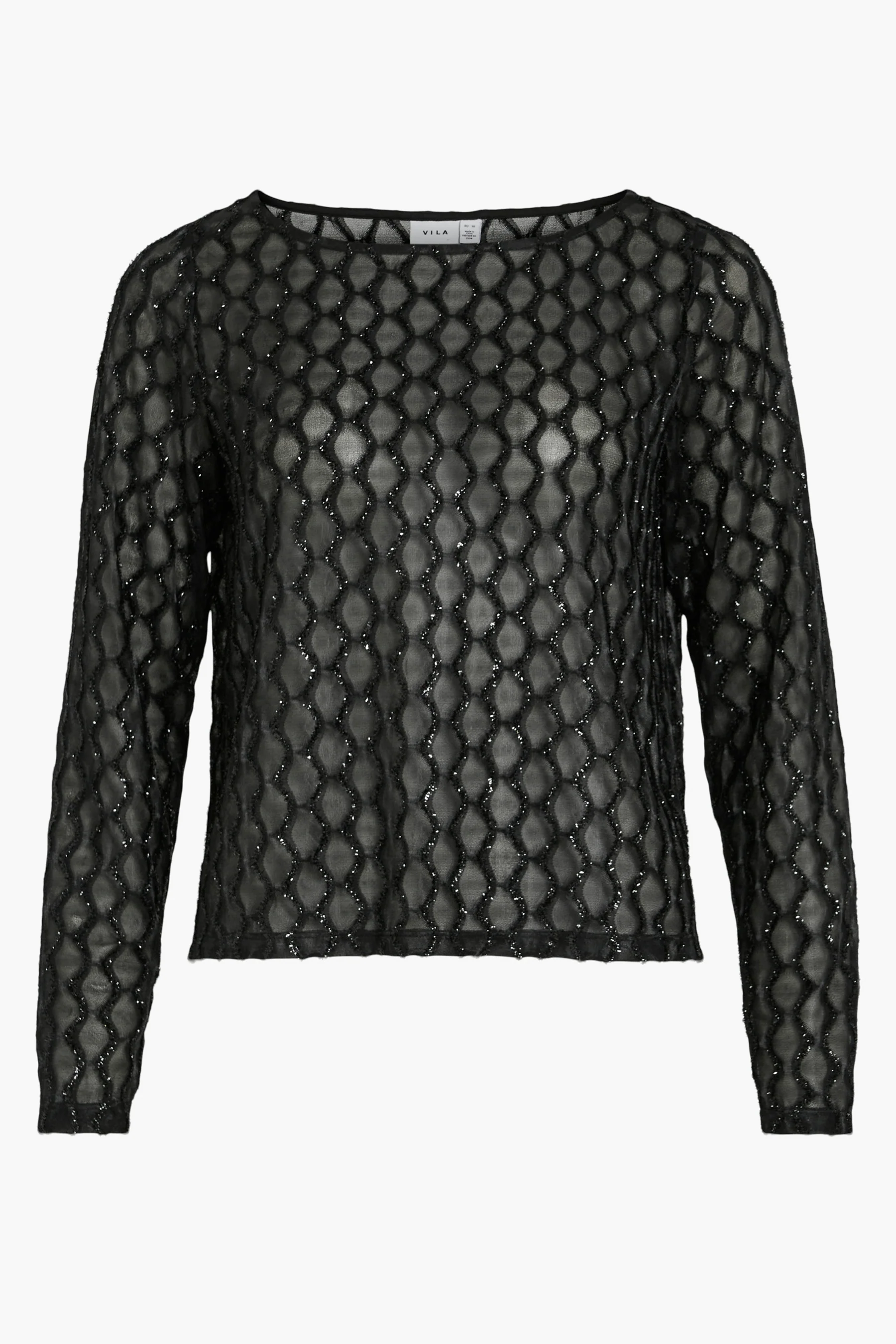 T-shirt met lange mouwen - zwart - Image 6