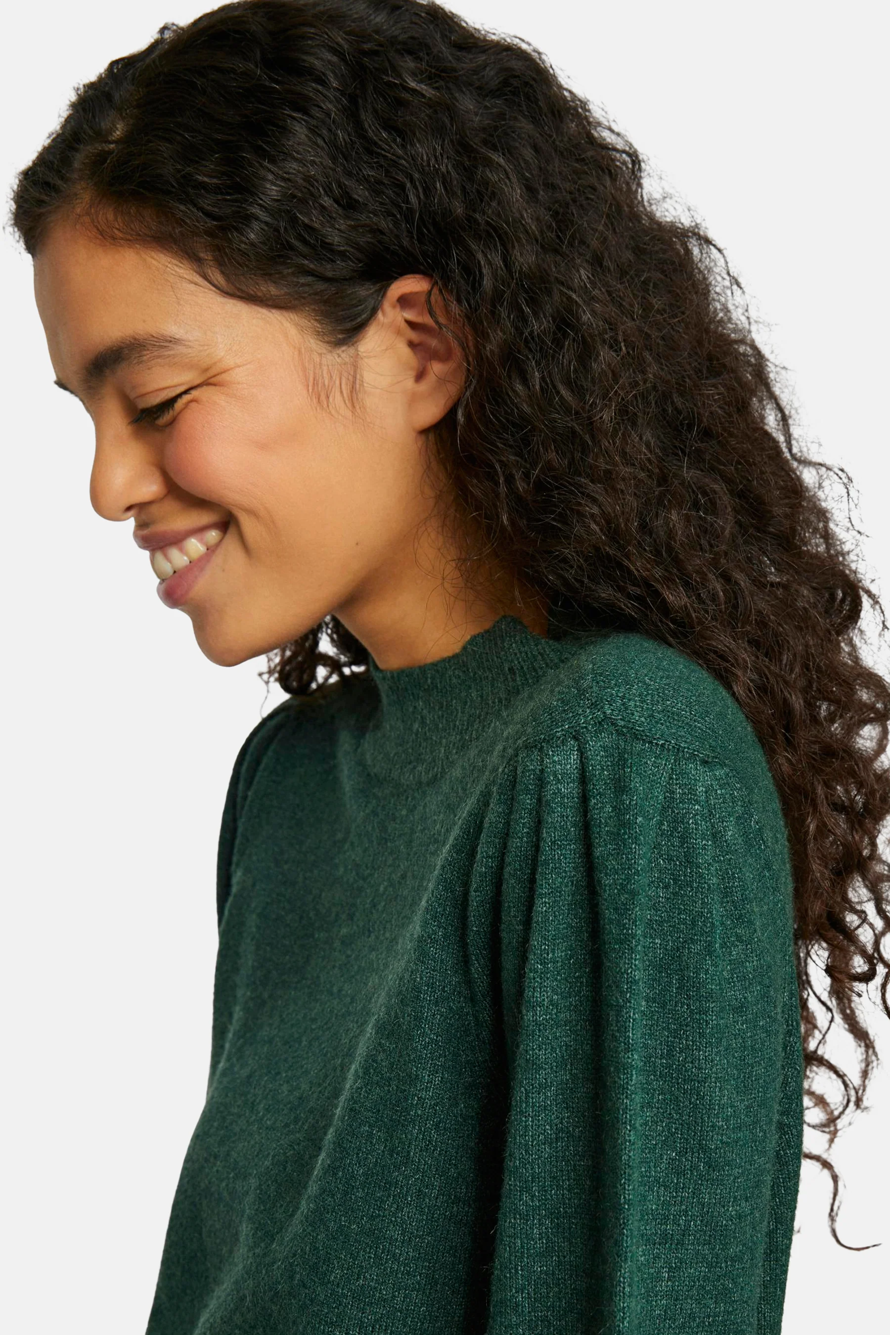 Pull met rolkraag - groen - Image 5