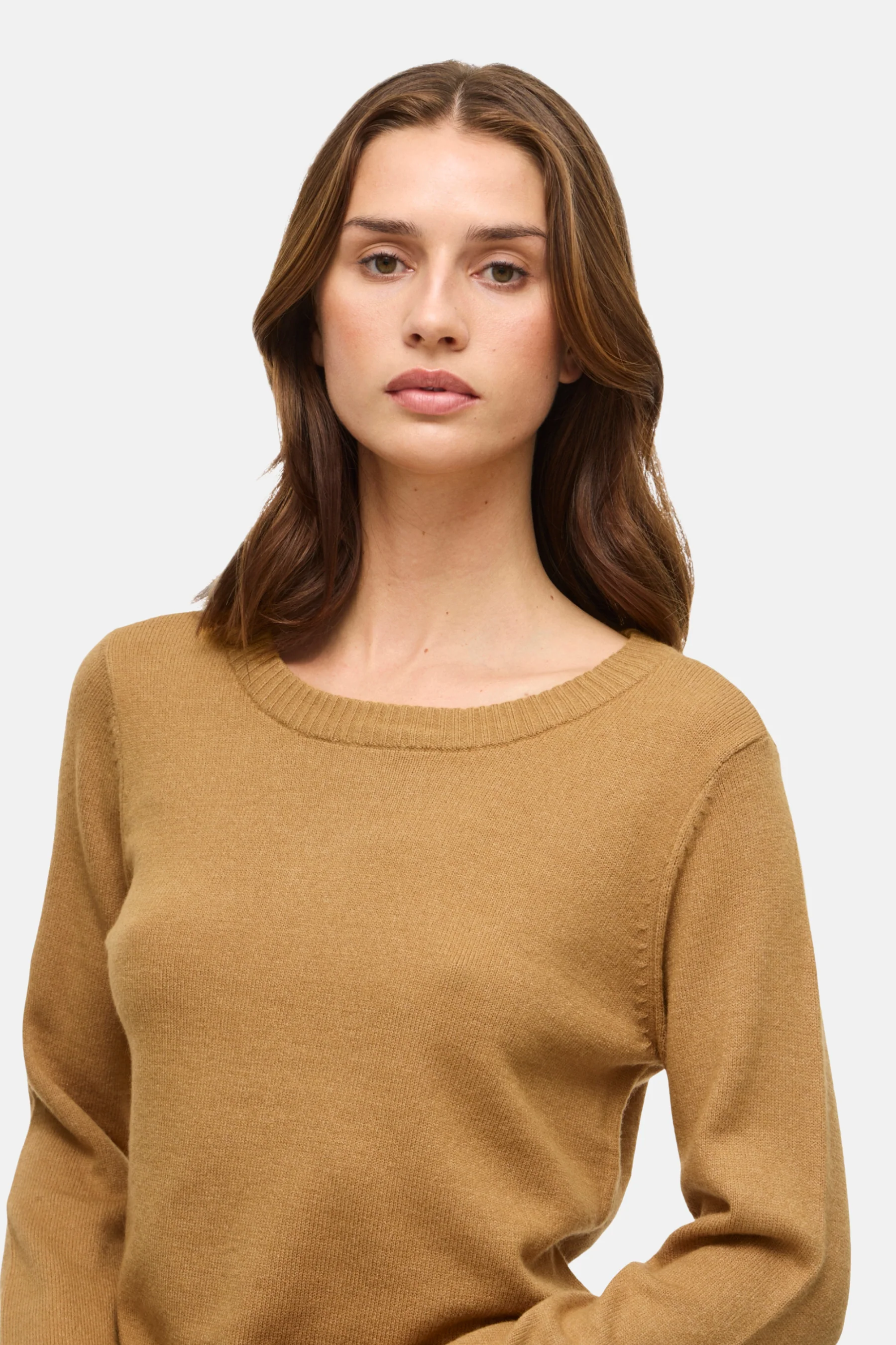 Pull met ronde hals - Geel - Image 5