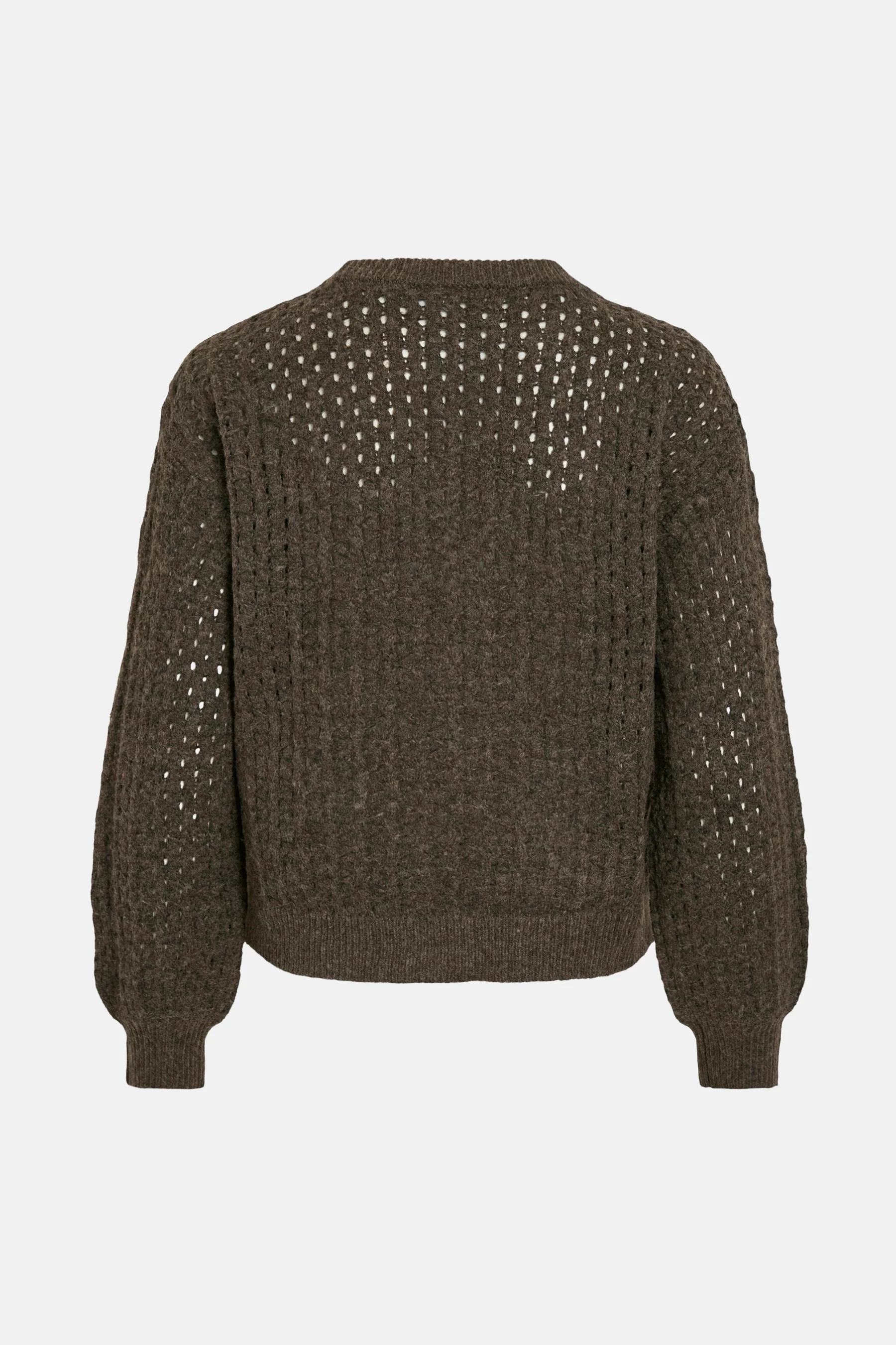 Pull met ronde hals - bruin - Image 6