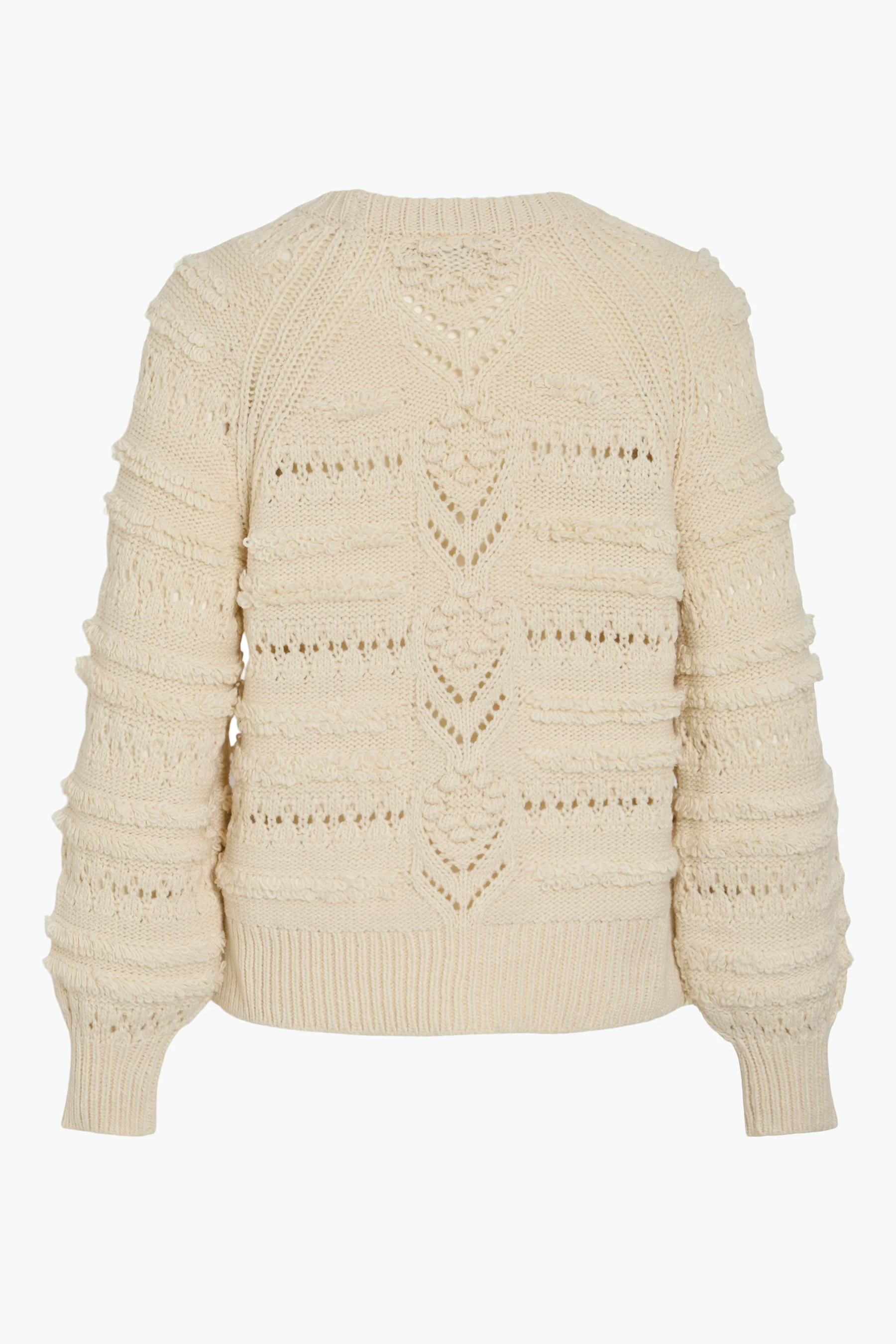 Pull met ronde hals - ecru - Image 7