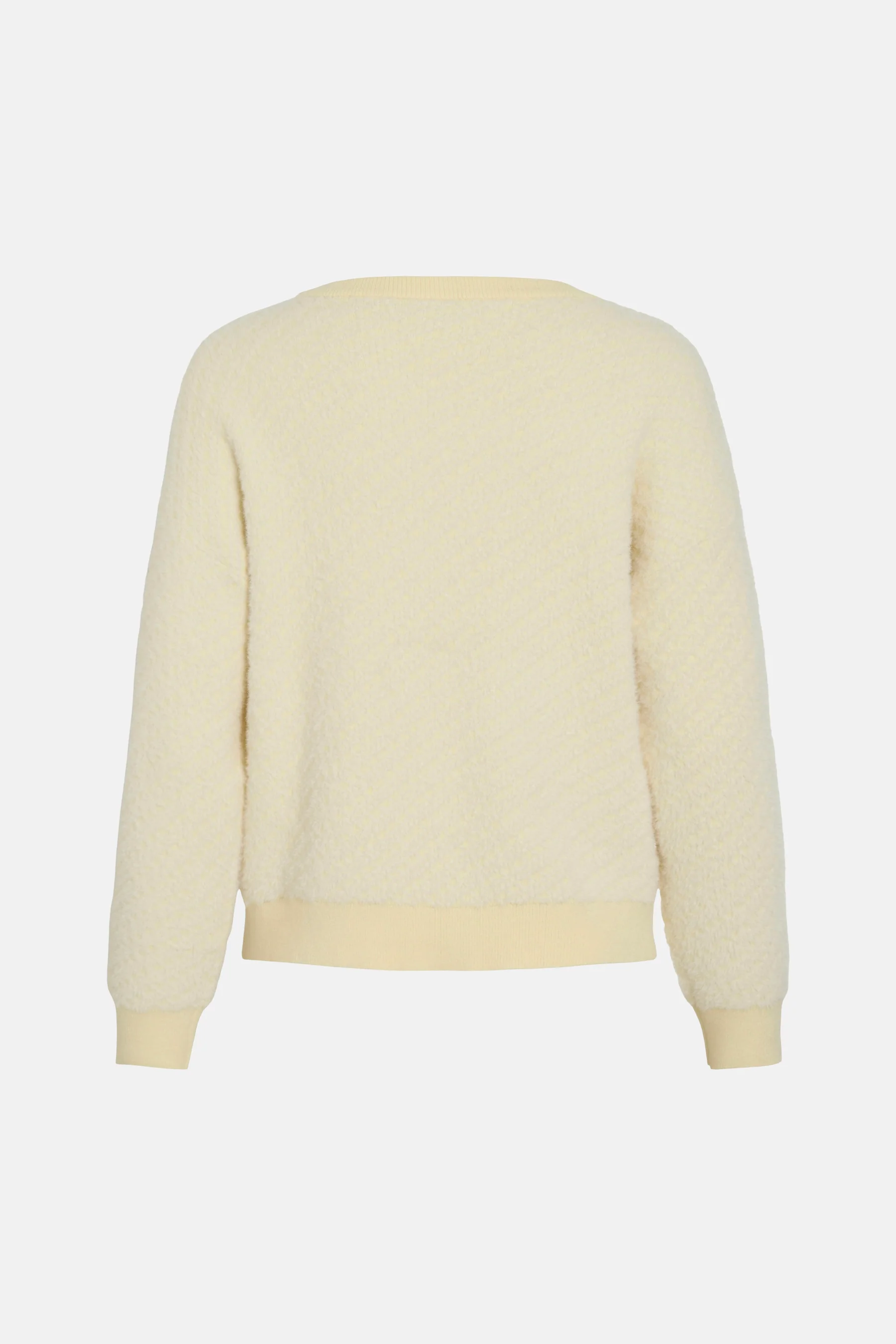 Pull met ronde hals - geel - Image 2